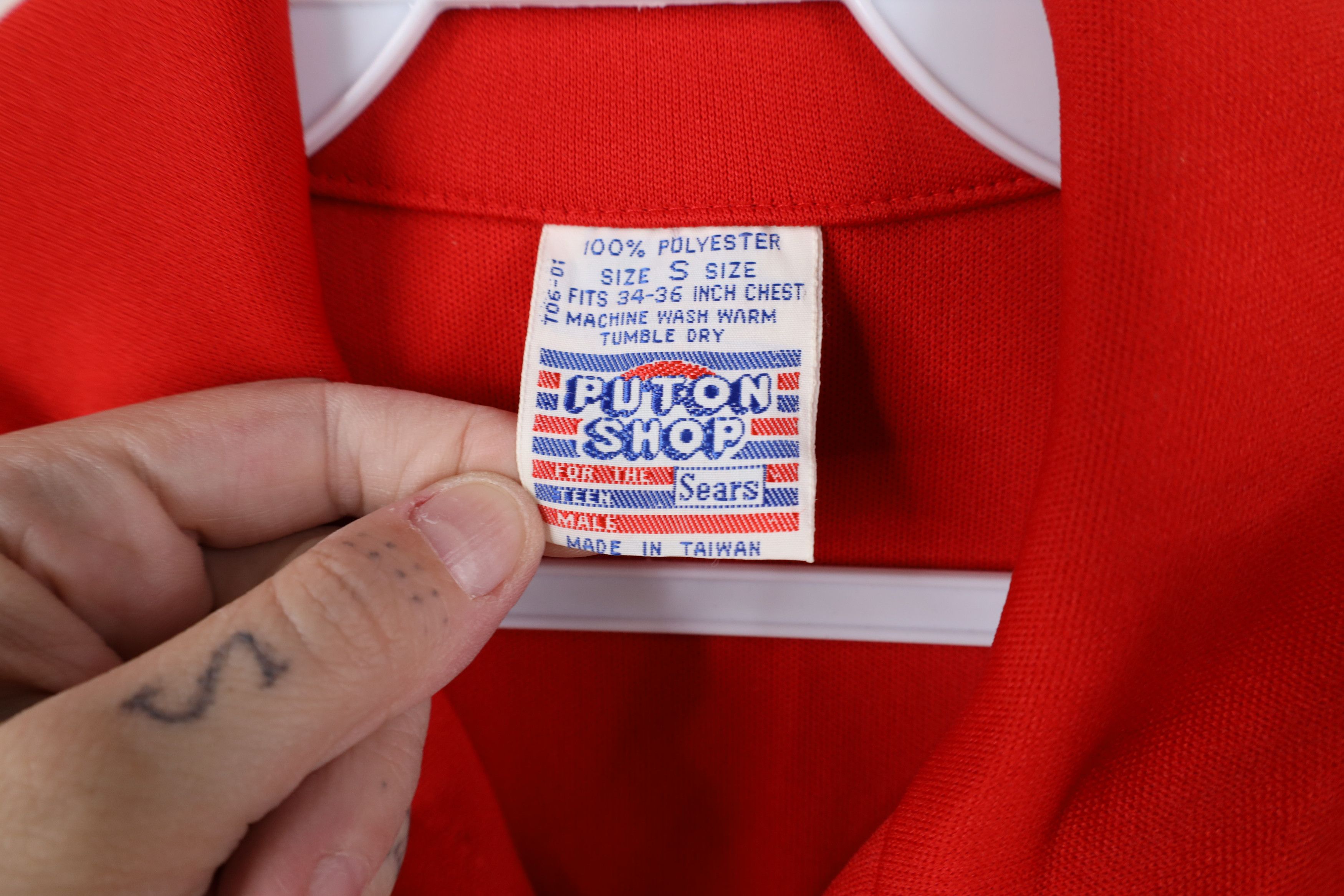 Vintage Vintage 60s 70s Streetwear Block Warm Up Tennis Track Jacket Size US S / EU 44-46 / 1 - 8 Thumbnail