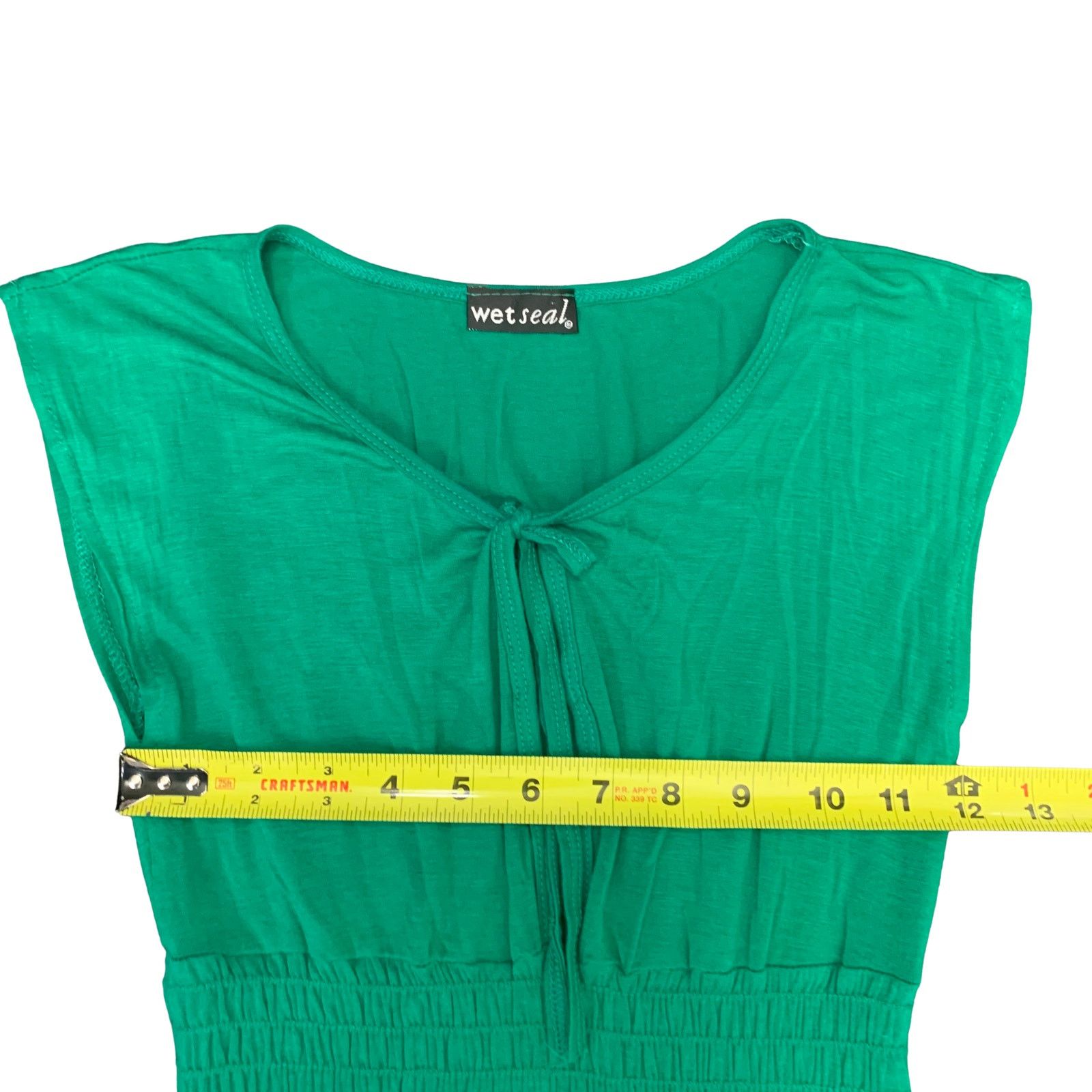 Vintage Vintage WetSeal Y2K A-Line Dress w/ Keyhole Neckline Size XS / US 0-2 / IT 36-38 - 4 Thumbnail