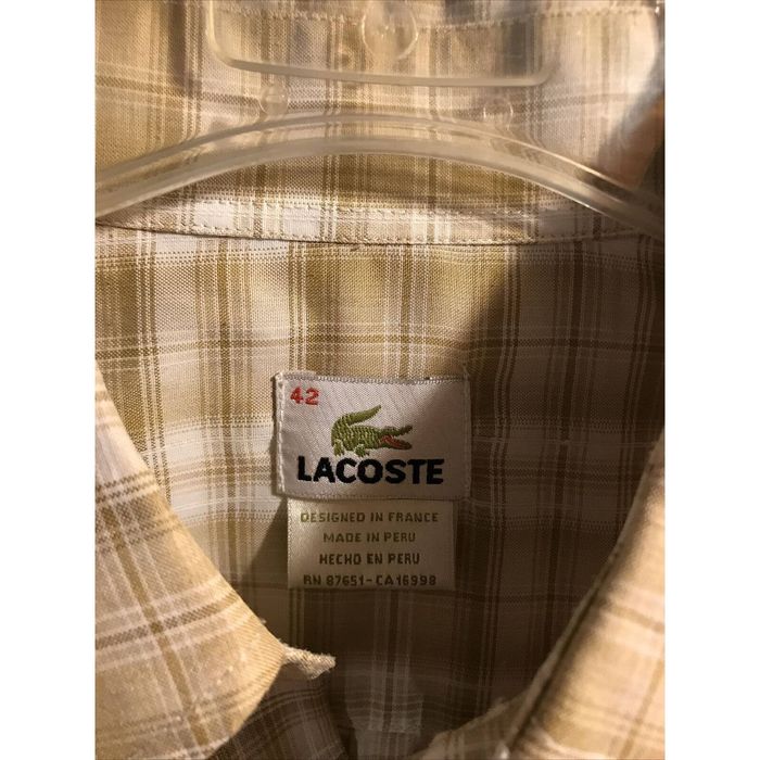 Lacoste size outlet 45