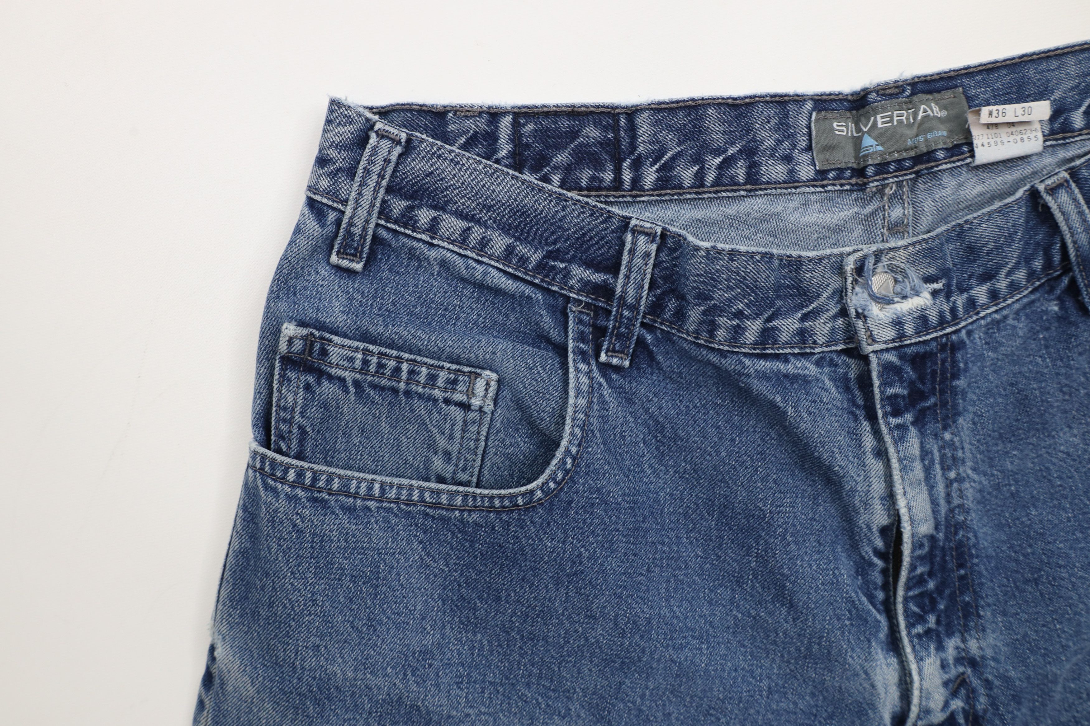 Levi's × Vintage Vintage Y2K 2001 Levis Silvertab Baggy Fit Skateboard Jeans Size US 36 / EU 52 - 11 Thumbnail