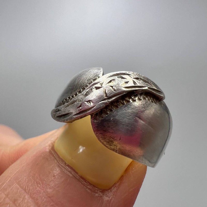 Vintage Vintage Soviet Sterling Silver 925 Ring Size 5.5 Size ONE SIZE - 3 Thumbnail