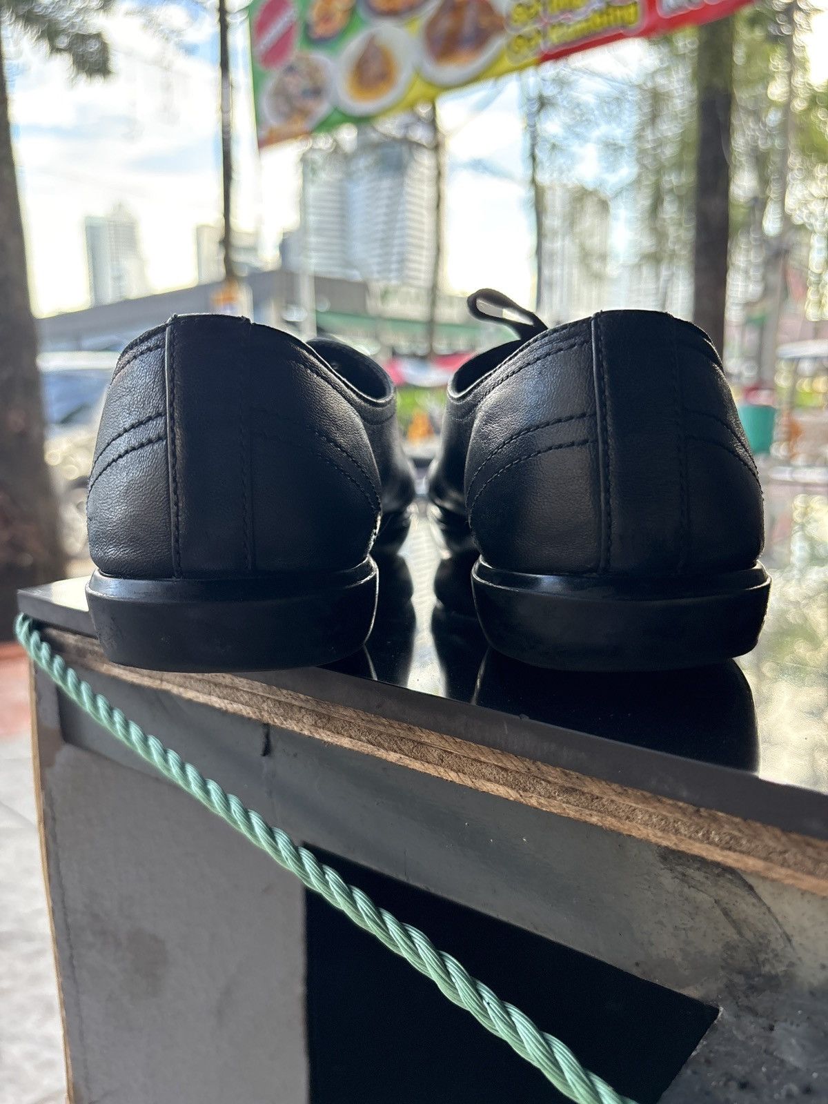 Prada Prada Black Leather Lace Up Size US 6 / EU 39 - 3 Thumbnail
