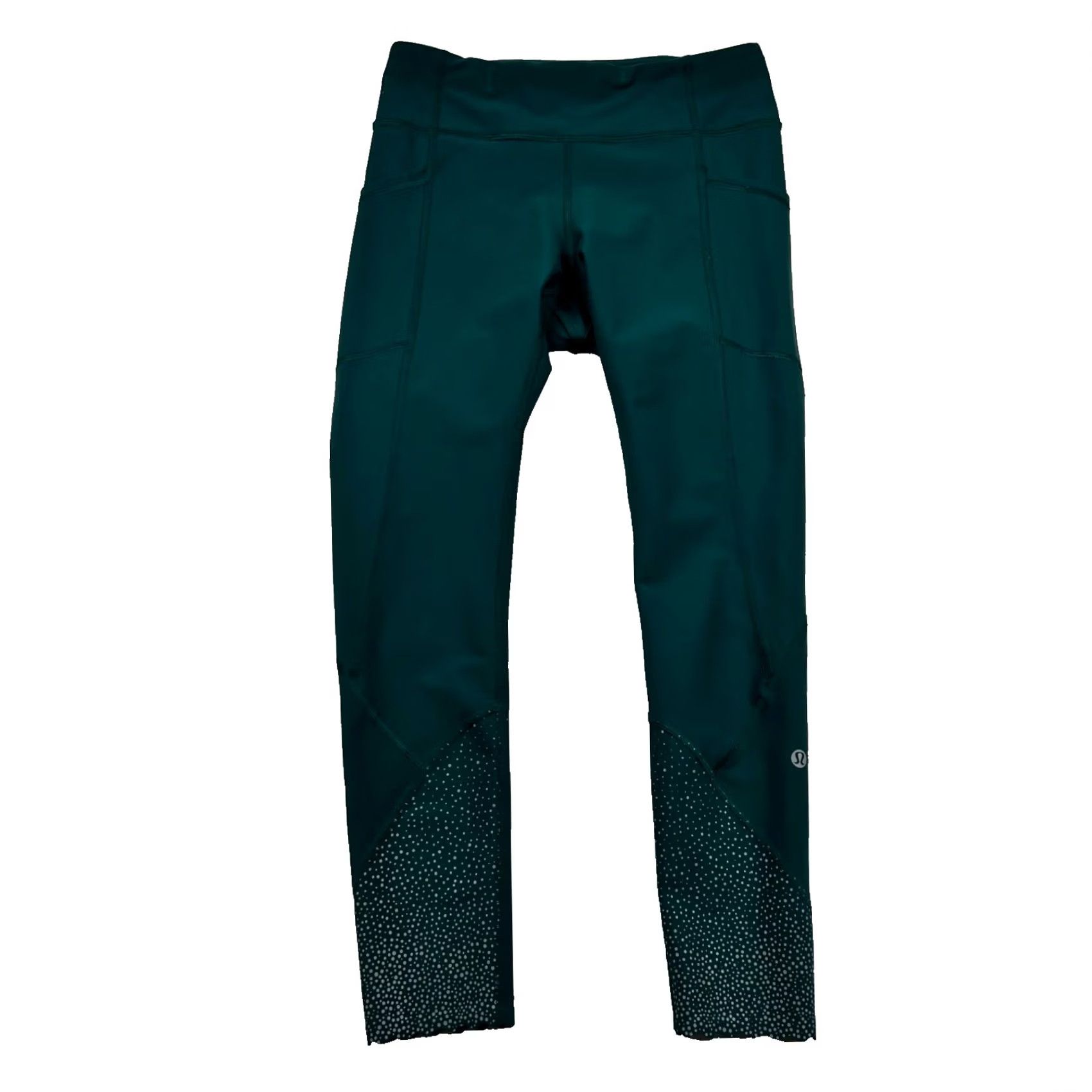 Lululemon Lululemon Leggings Womens 6 Tightest Reflect Low-Rise Capri Scalloped Green 24 in Inseam 25 in Tapered Size 6 Cotton/Poly? (Note: Re-check) Size 28" / US 6 / IT 42 - 2 Thumbnail