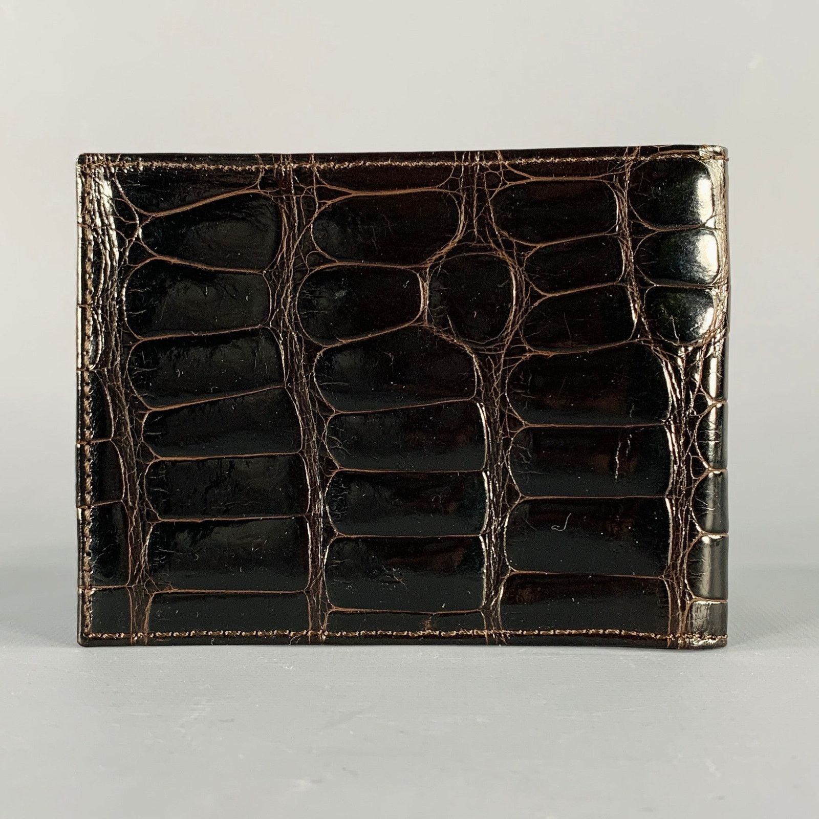 Other DEVECCHI Brown Alligator Leather Wallet Size ONE SIZE - 2 Thumbnail