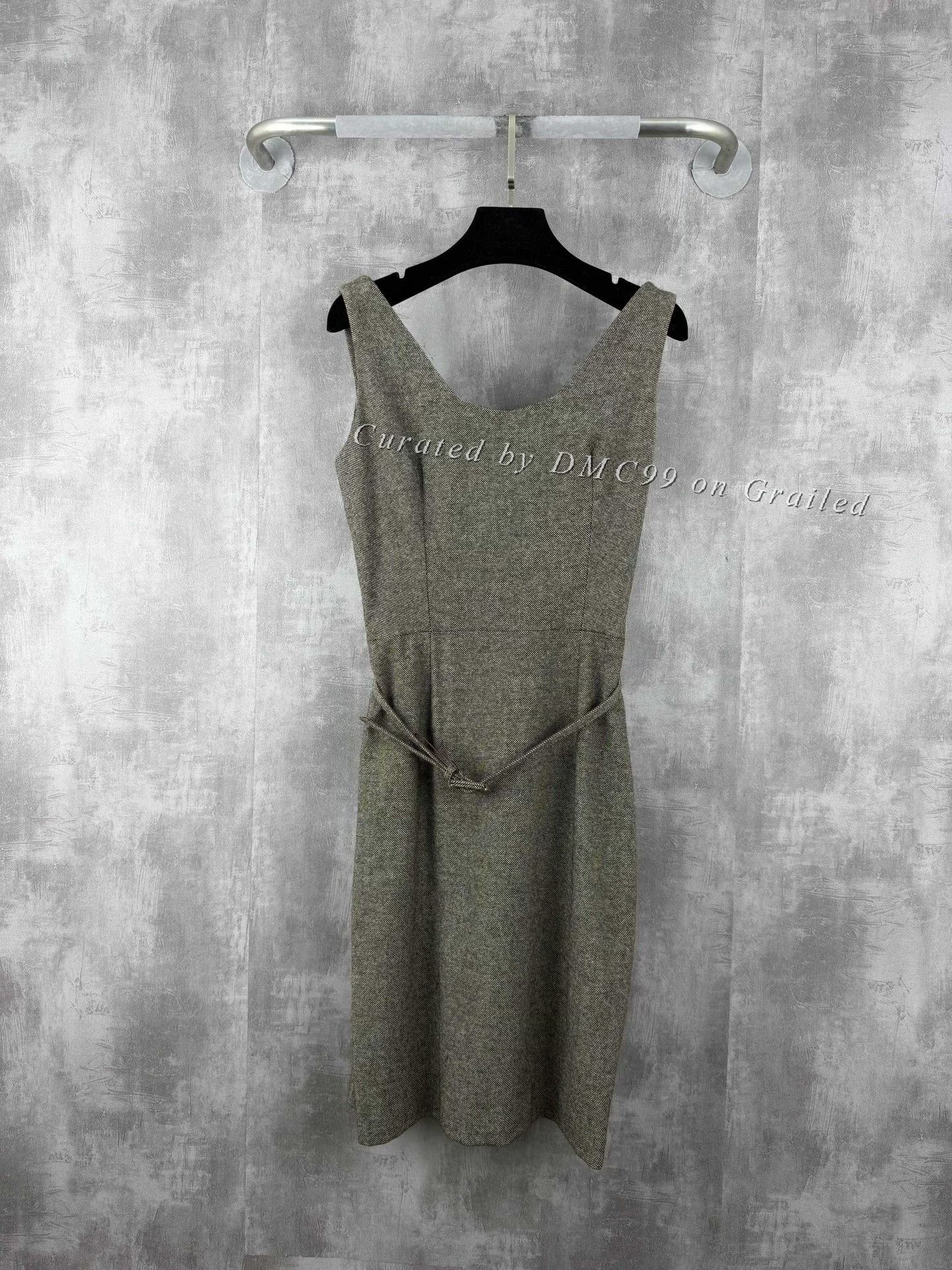 Dior Dior Moka Silk Lining Wool Blend Slip Dress Size XS / US 0-2 / IT 36-38 - 1 Thumbnail