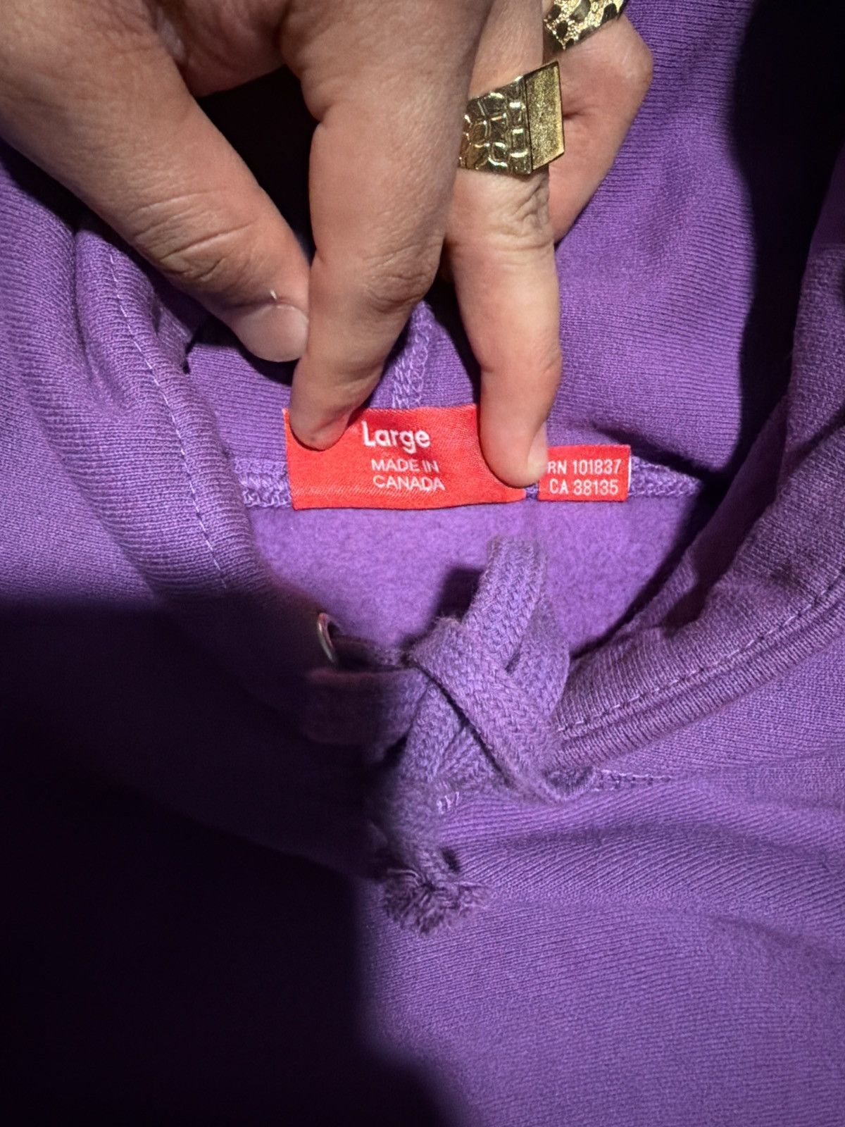 Supreme Supreme Classic Script Hooded Sweatshirt Fall/Winter 2018 Size US L / EU 52-54 / 3 - 6 Thumbnail