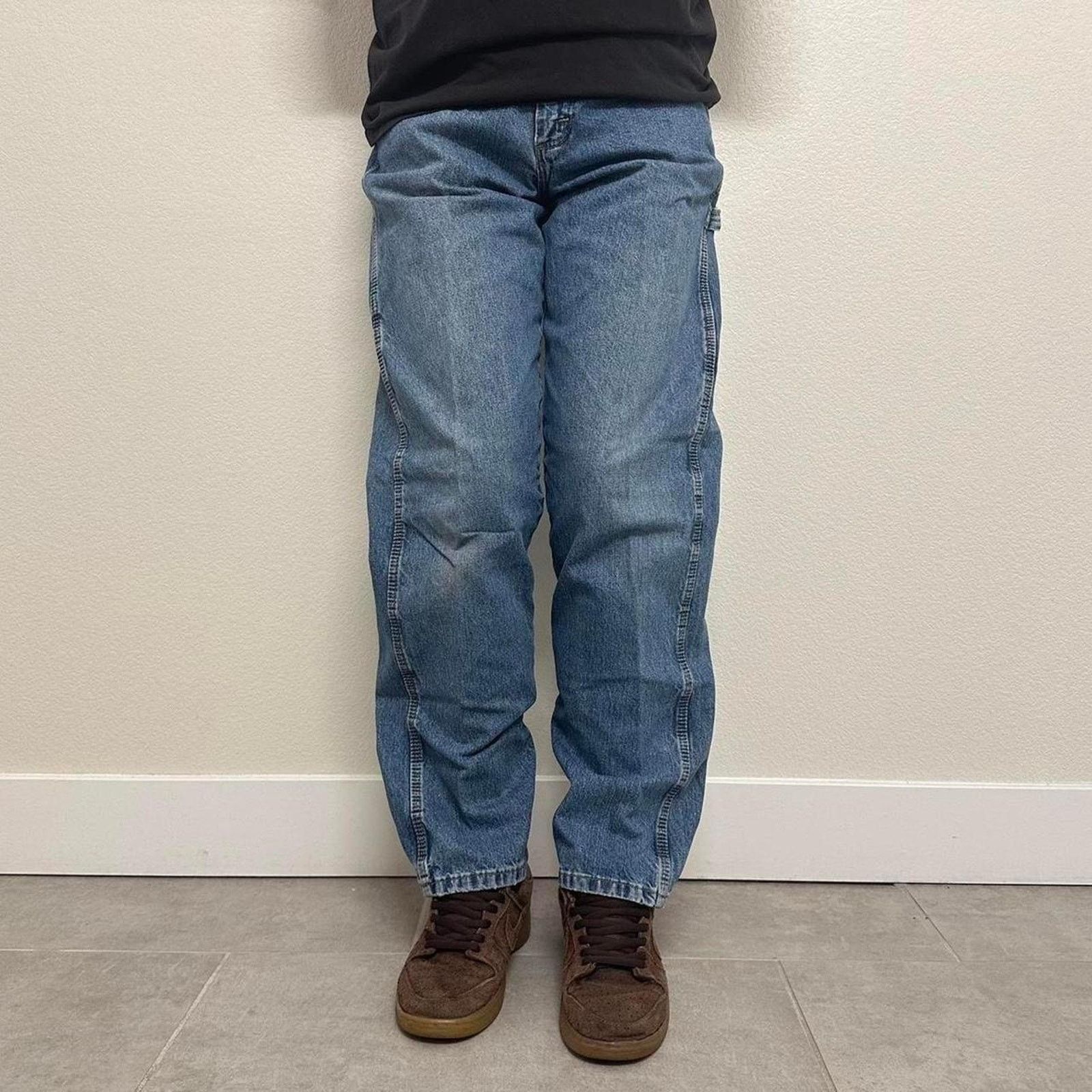 Wrangler Vintage blue painter carpenter jeans Size US 32 / EU 48 - 3 Thumbnail