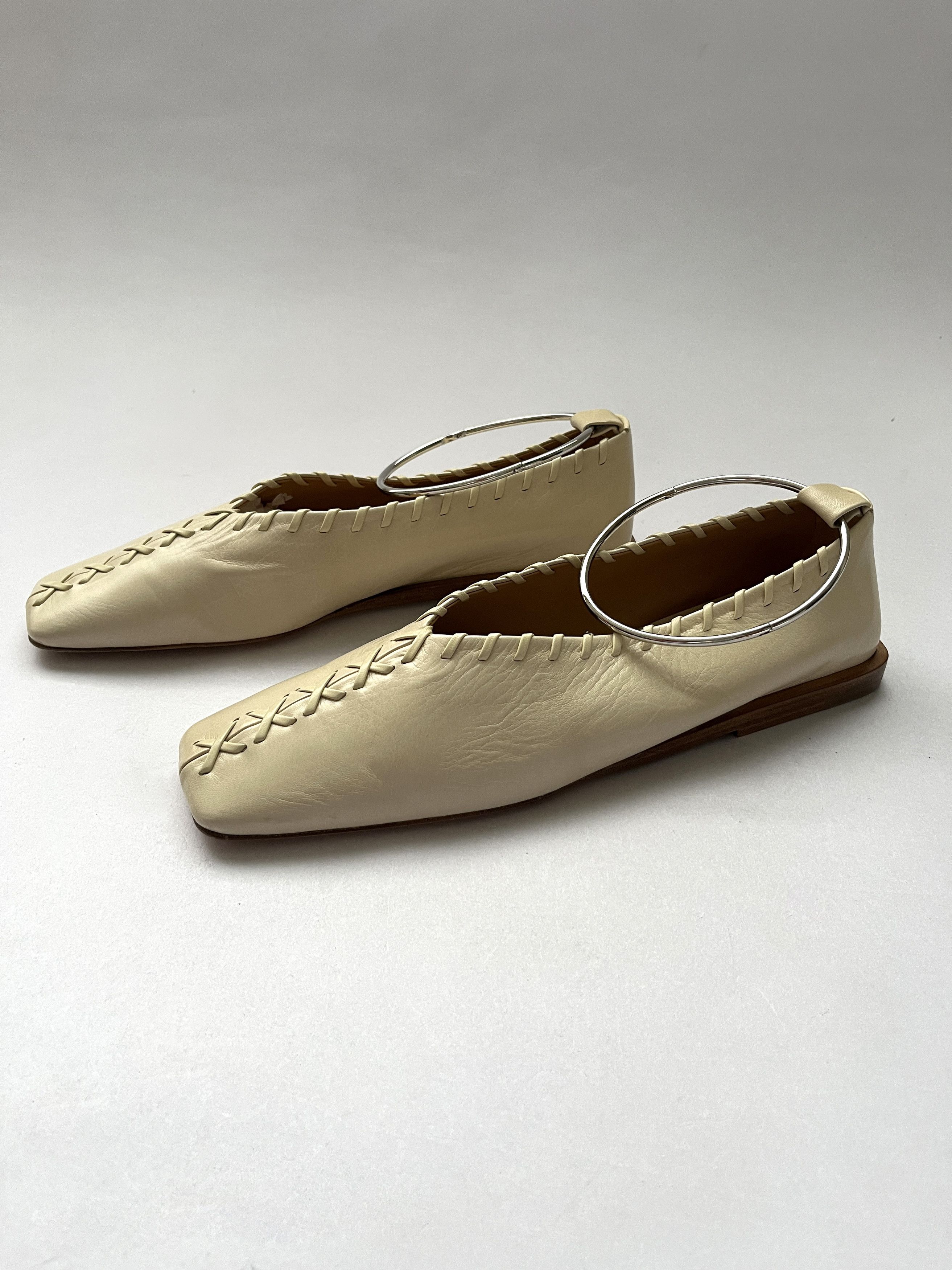 Jil Sander ⚡️QUICK SALE⚡️Jil Sander Ballerina Shoes with Ankle Bracelet Size US 10 / IT 40 - 5 Thumbnail