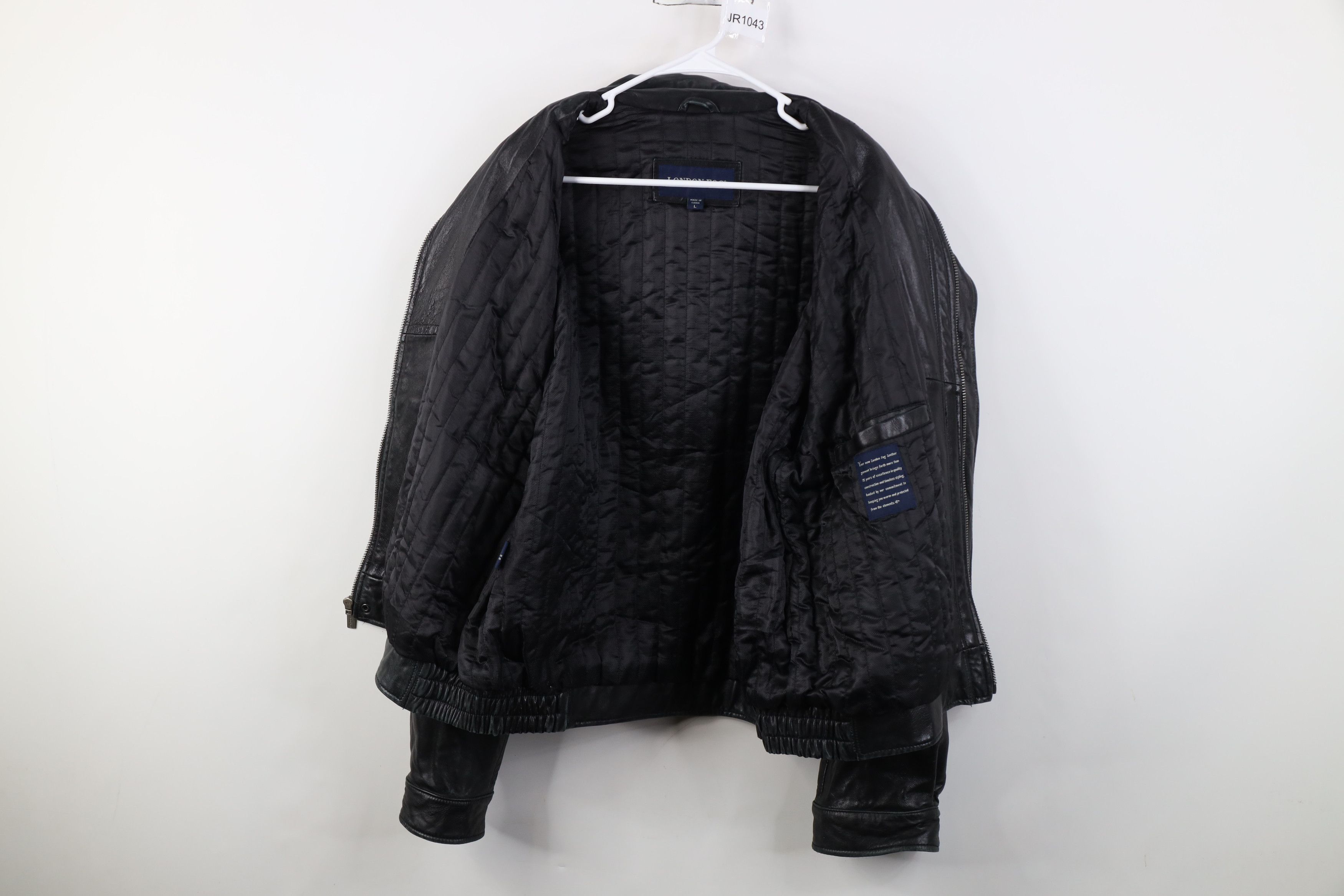 Vintage Vintage 90s Streetwear Soft Leather Bomber Jacket Black Size US L / EU 52-54 / 3 - 10 Thumbnail