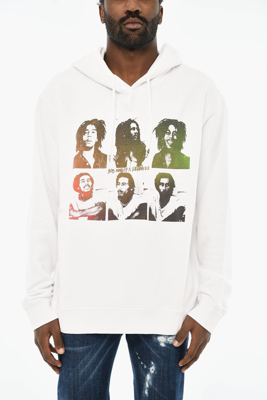 Dsquared2 Cotton Hoodie with Front Print Size US XXL / EU 58 / 5 - 1 Thumbnail