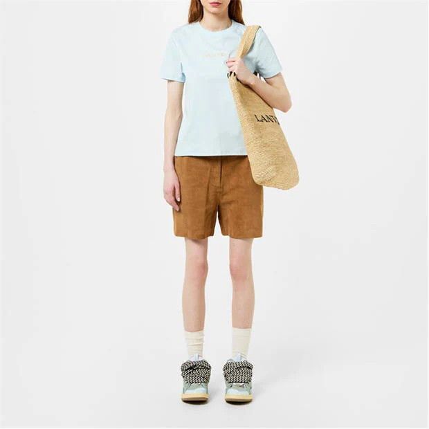 Lanvin o1g2r1mq1024 T-Shirt in Light Blue Size M / US 6-8 / IT 42-44 - 6 Thumbnail