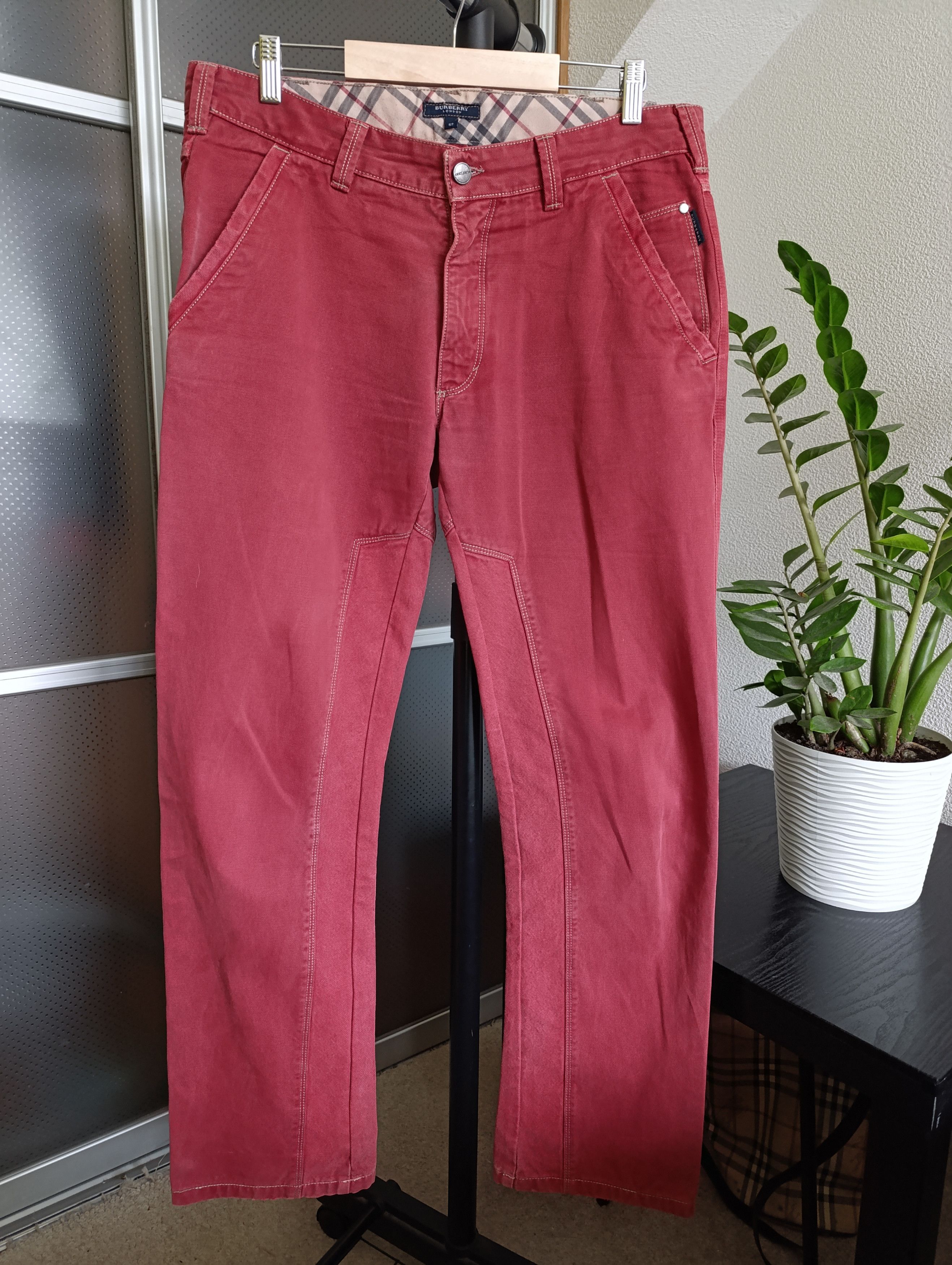 Burberry × Vintage BURBERRY LONDON VINTAGE MENS TROUSERS PANTS NOVA CHECK Size US 36 / EU 52 - 10 Thumbnail