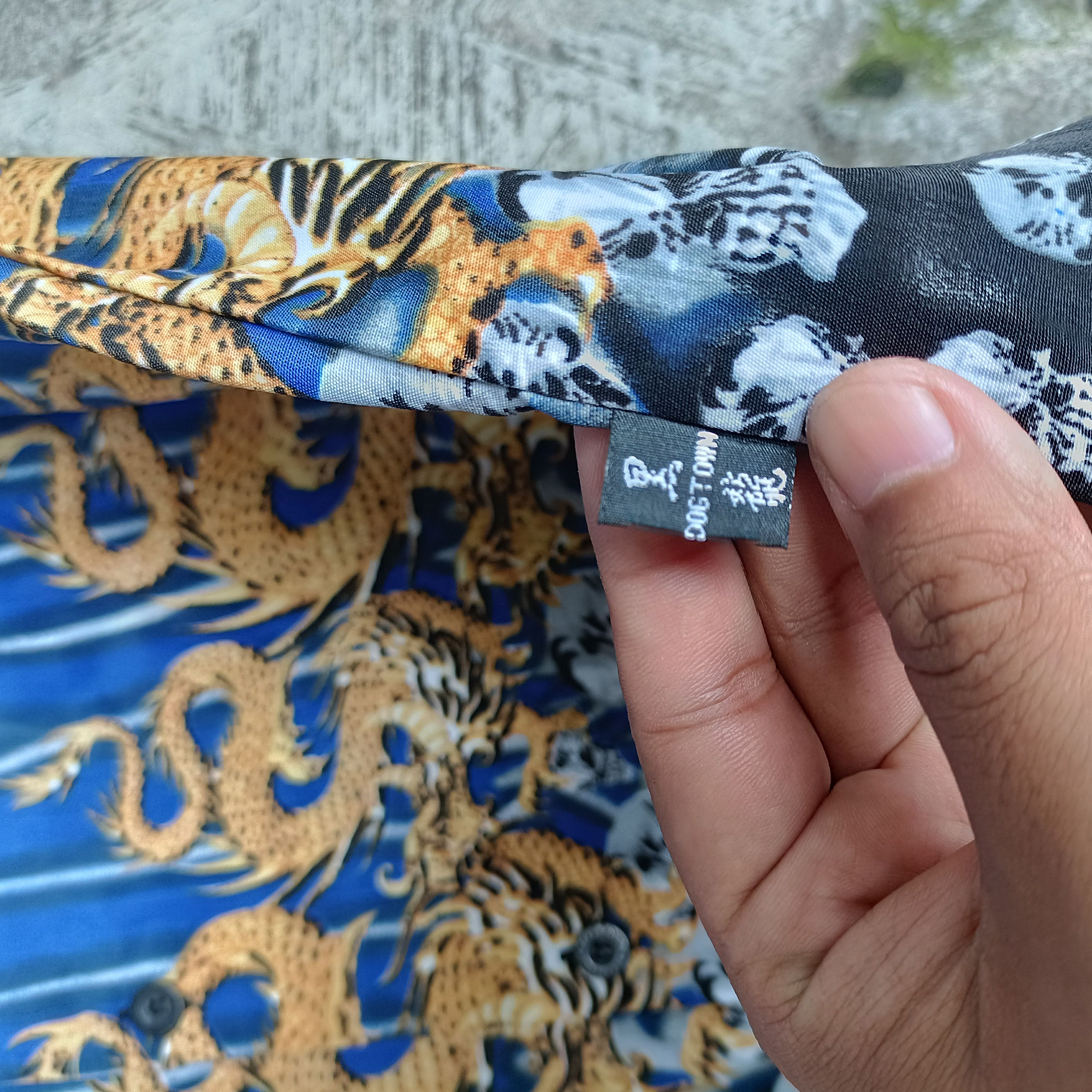 Vintage Vintage Dog Town Hawaiian Shirt Rockabilly Design Low Rider Size US XL / EU 56 / 4 - 8 Thumbnail