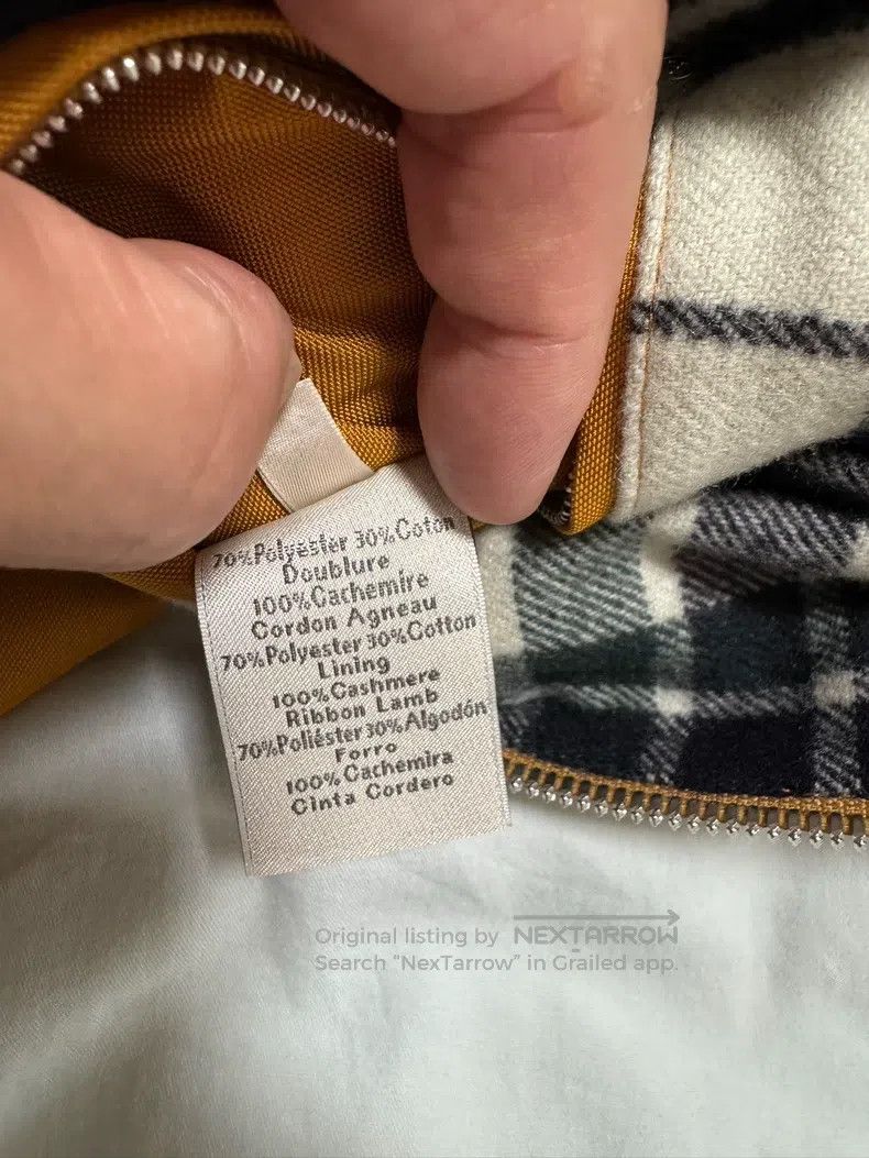 Hermes Hermes Windbreaker coat, men, tech fabric + 100% cashmere Size US M / EU 48-50 / 2 - 7 Thumbnail