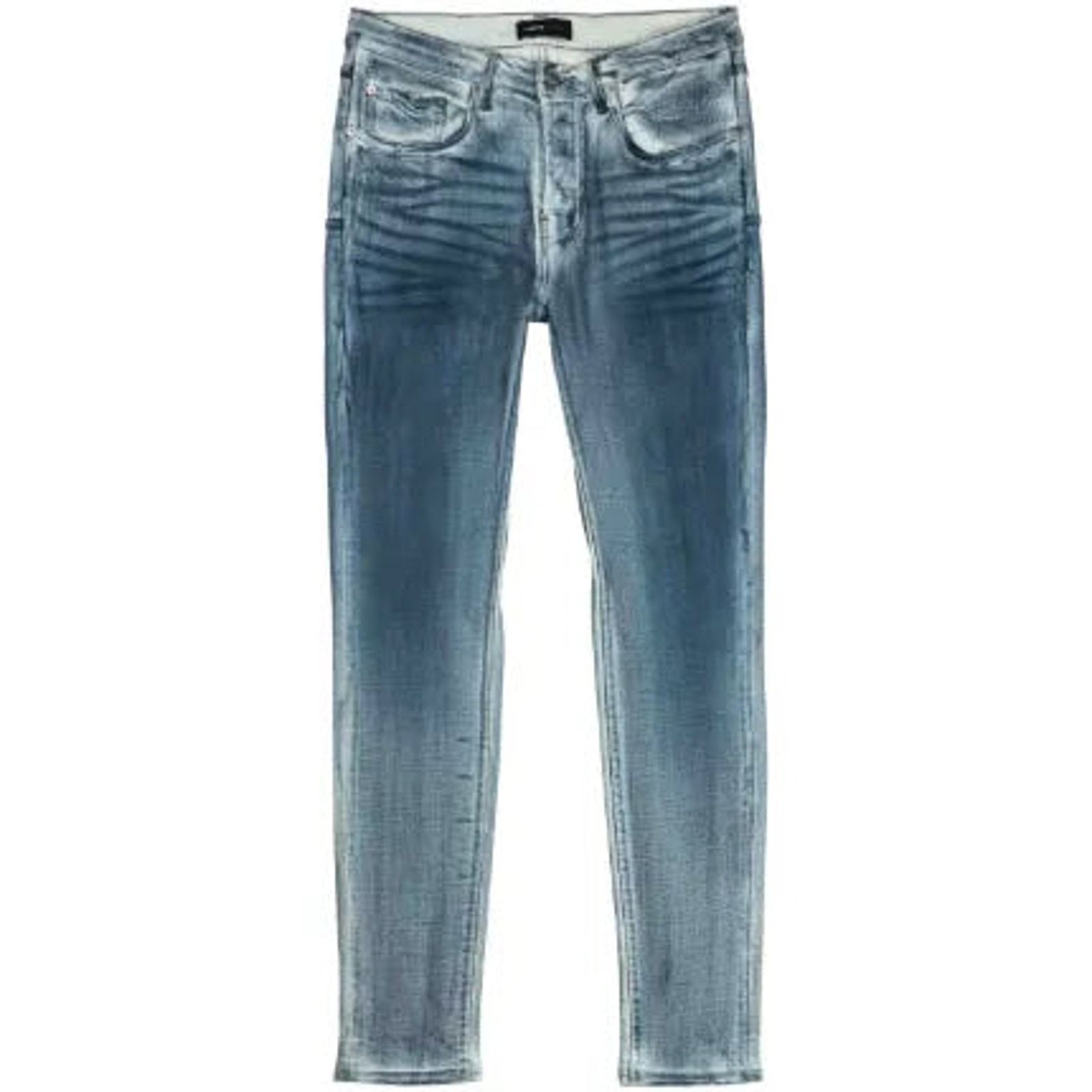 Purple Brand Purple Brand Light Wash Wrinkle Blue Jeans Size US 32 / EU 48 - 1 Thumbnail