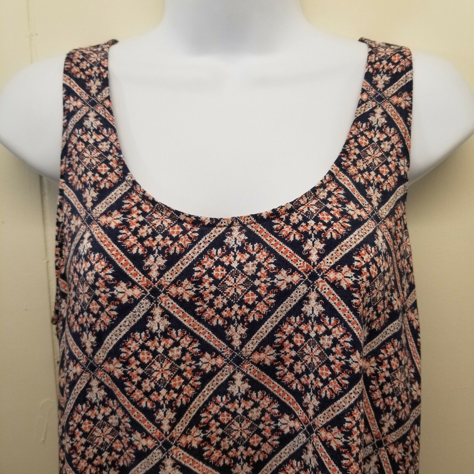 Joie Joie XS Shirt Tank Top Blouse Shell Geometric Floral Diamond Size XS / US 0-2 / IT 36-38 - 6 Thumbnail