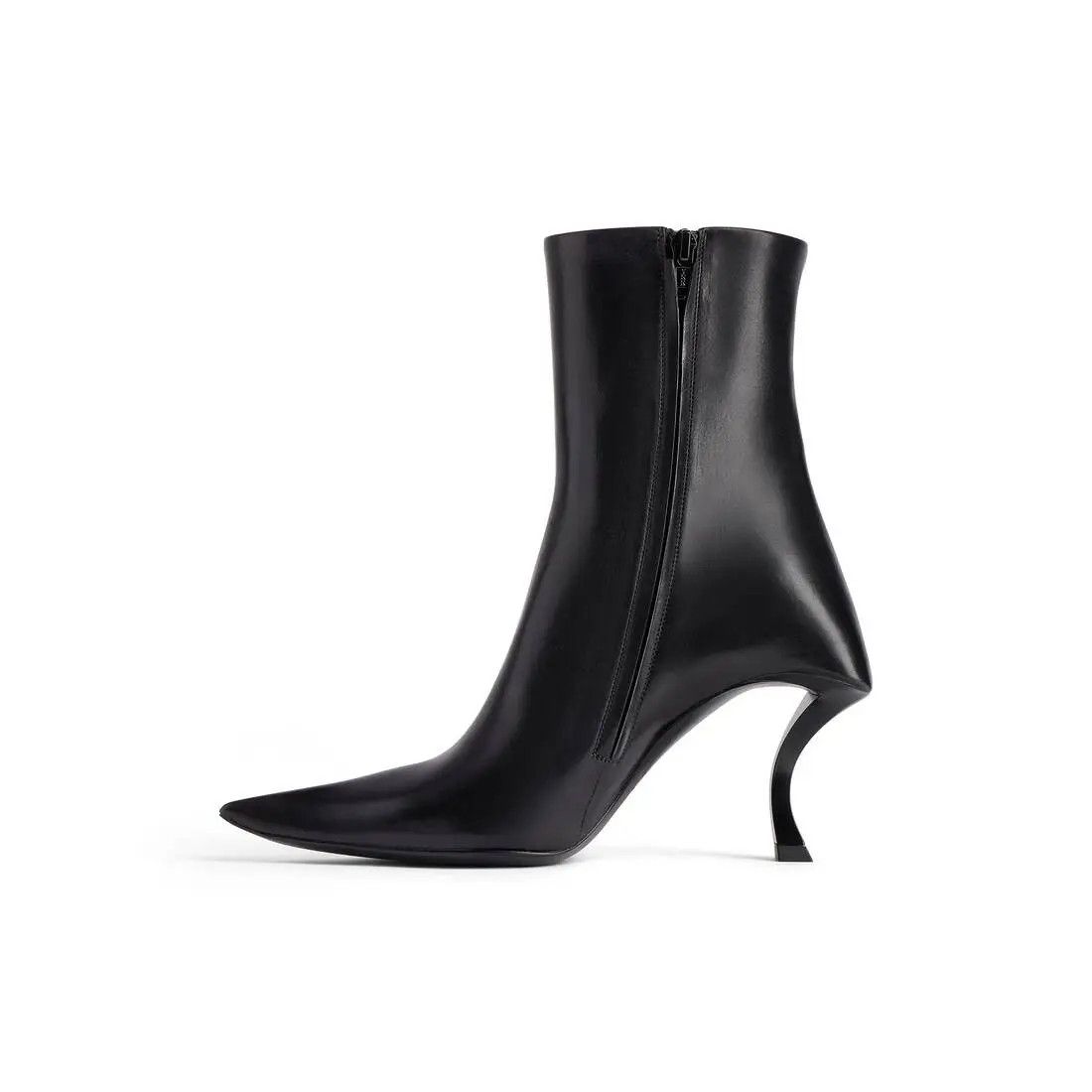 Balenciaga o1w1db10625 Hourglass 100mm Booties in Black Size US 11 / IT 41 - 4 Thumbnail
