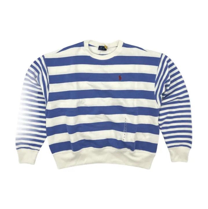 Polo Ralph Lauren Polo Ralph Lauren Unisex Wide Stripe Long-Sleeve Sweatshirt Size US XXS / EU 40 - 1 Thumbnail