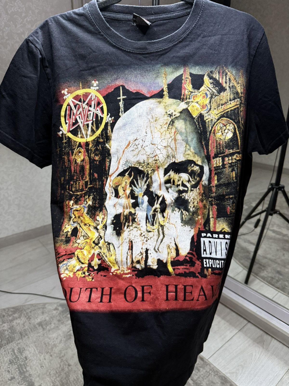 Band Tees Slayer “South of Heaven” Vintage T-Shirt — Rare Band Merch Size US M / EU 48-50 / 2 - 2 Thumbnail