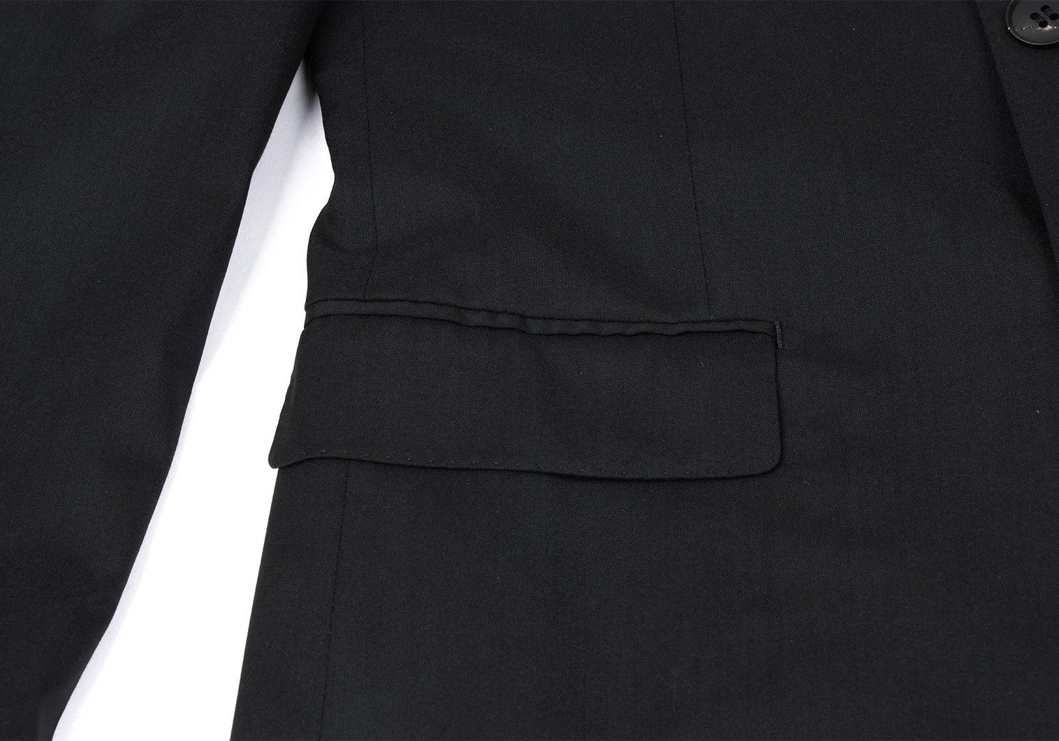 Jean Paul Gaultier Wool-Polyester 3-Button Jacket in Black Size 50 Size US M / EU 48-50 / 2 - 10 Thumbnail