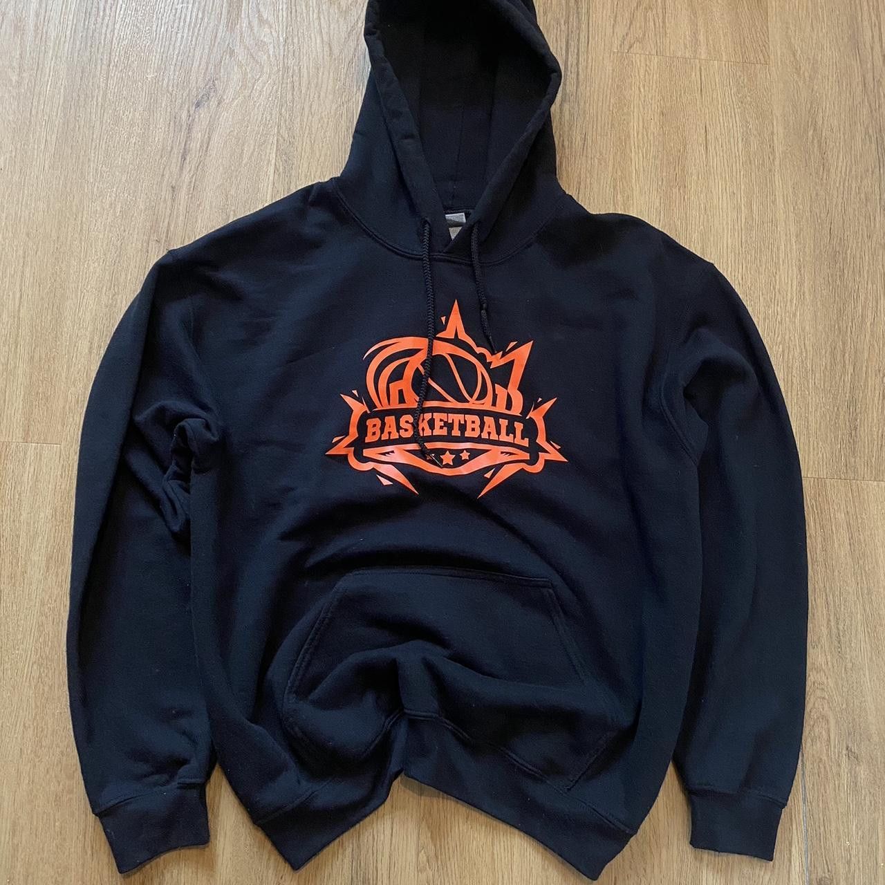 Gildan Black and orange basketball hoodie NBA Size US M / EU 48-50 / 2 - 1 Thumbnail