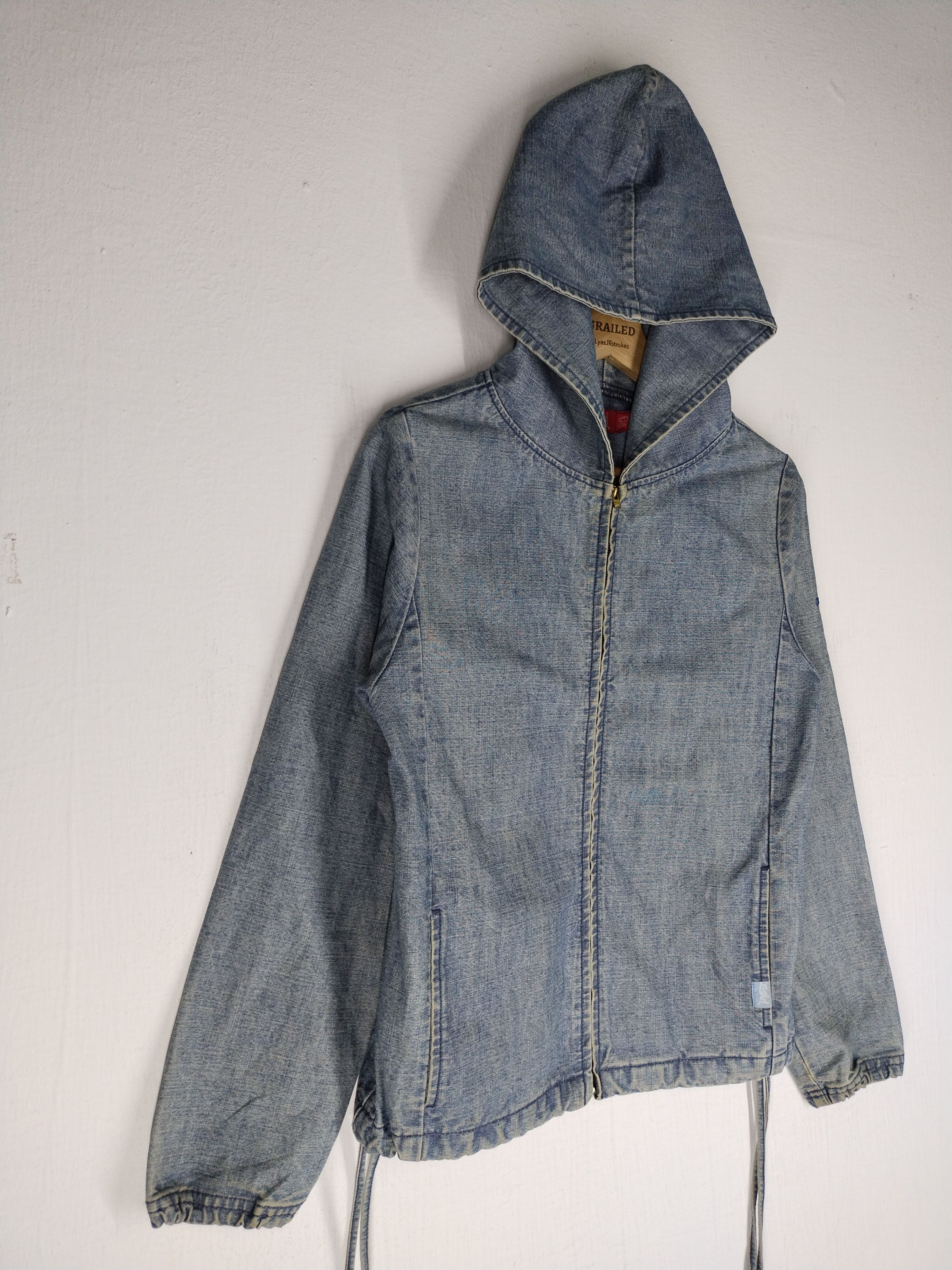 Japanese Brand Vintage X-Girl Japanese Brand Wash Acid Wash Hoodie Jacket Size US M / EU 48-50 / 2 - 3 Thumbnail