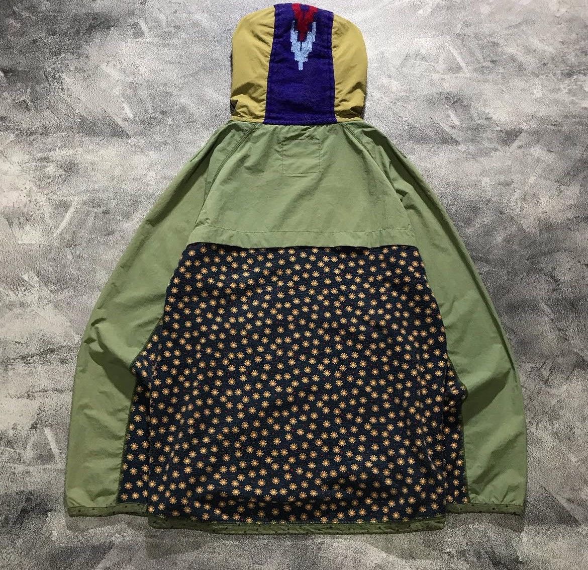 Japanese Brand 2000s Archival Marine Pattern Hybrid Hodded y2k Lgb Size US M / EU 48-50 / 2 - 5 Thumbnail