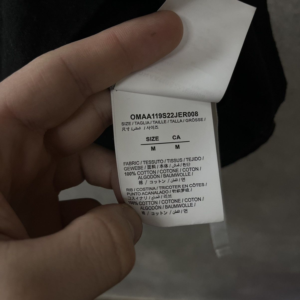 Off-White Off White T-shirt Big Logo Black Size US M / EU 48-50 / 2 - 11 Thumbnail