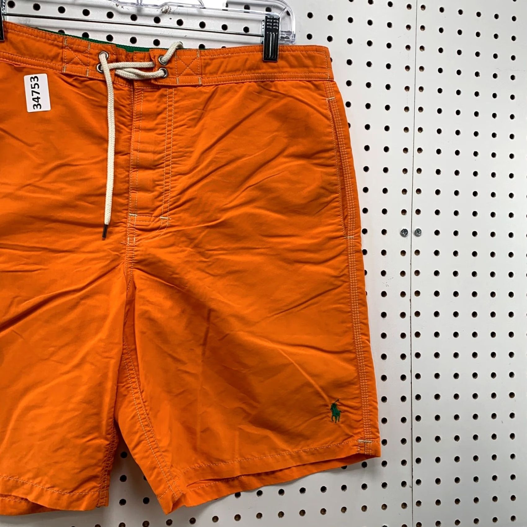 Polo Ralph Lauren Polo Ralph Lauren Swim Trunks Mens Medium Orange Green Pony Size US M / EU 48-50 / 2 - 4 Thumbnail