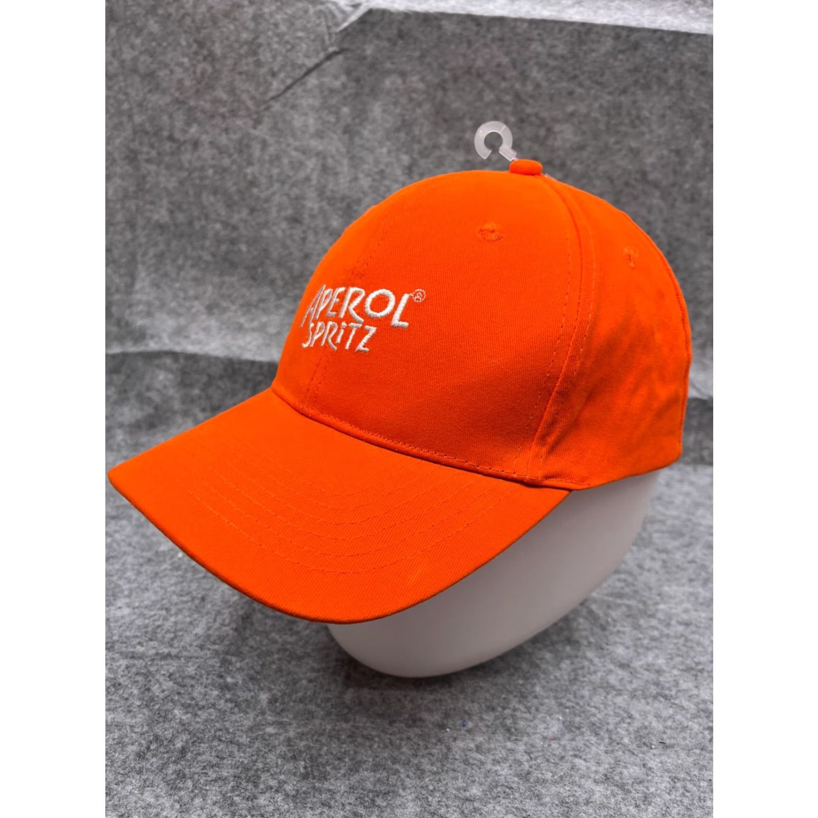 Vintage Aperol Spritz Hat Adult One Size Orange Cotton Polyester Cocktail Mens Size ONE SIZE - 4 Thumbnail