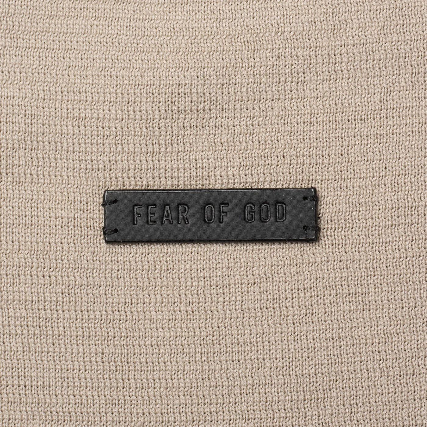 Fear of God FEAR OF GOD Beige Light Weight Wool Knit Turtleneck Sweater Size US L / EU 52-54 / 3 - 4 Thumbnail