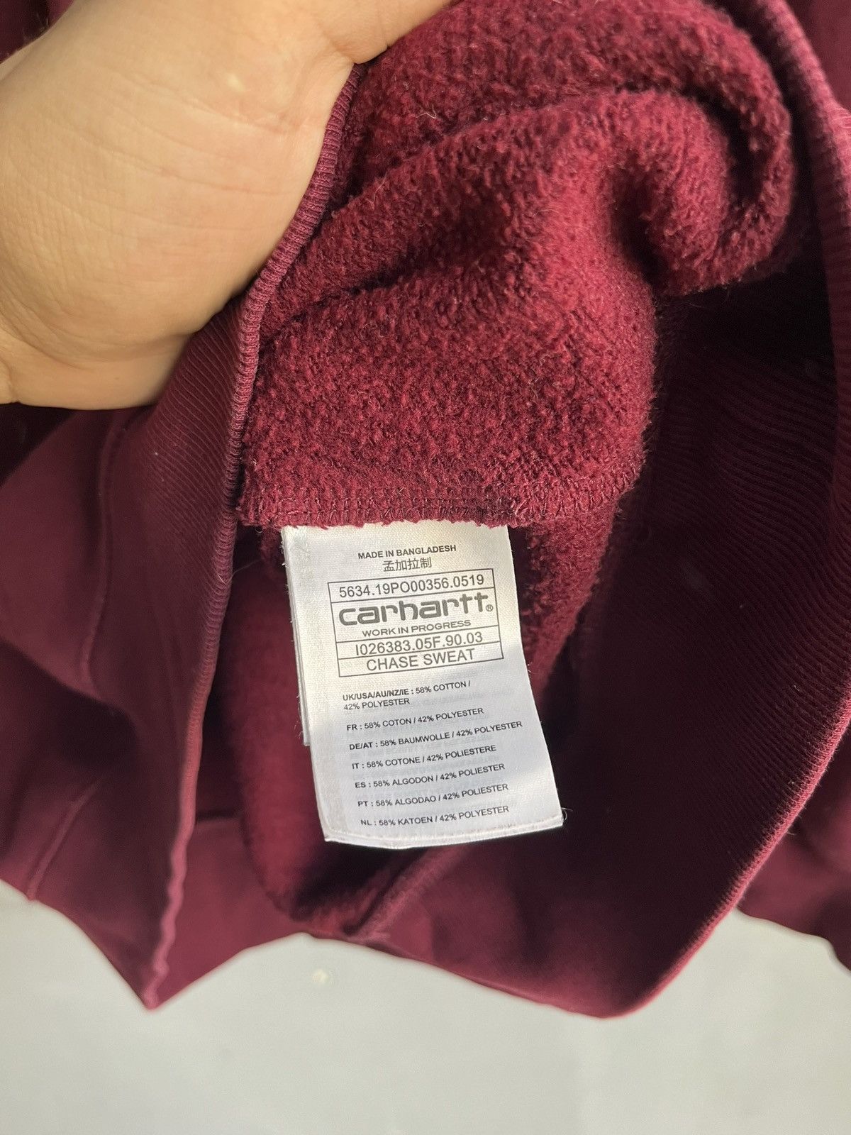 Carhartt × Vintage Vintage Carhartt Y2K Distressed Hype Sweatshirt Size M Size US M / EU 48-50 / 2 - 8 Thumbnail