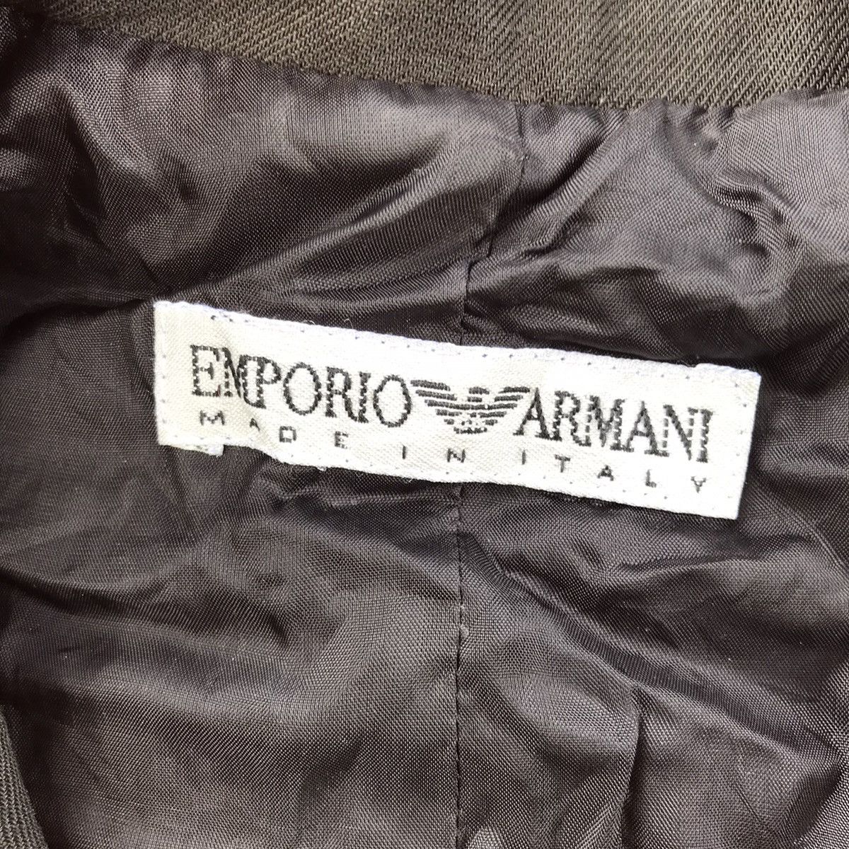 Emporio Armani VINTAGE EMPORIO ARMANI LONG JACKET MADE IN ITALY Size S / US 4 / IT 40 - 10 Thumbnail
