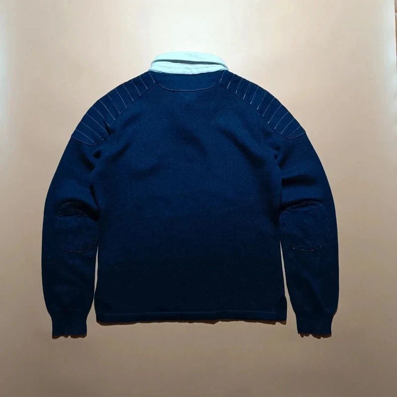 Ralph Lauren Ralph Lauren Blue Cashmere Blend Polo Shirt M Big Logo Size US M / EU 48-50 / 2 - 14 Thumbnail