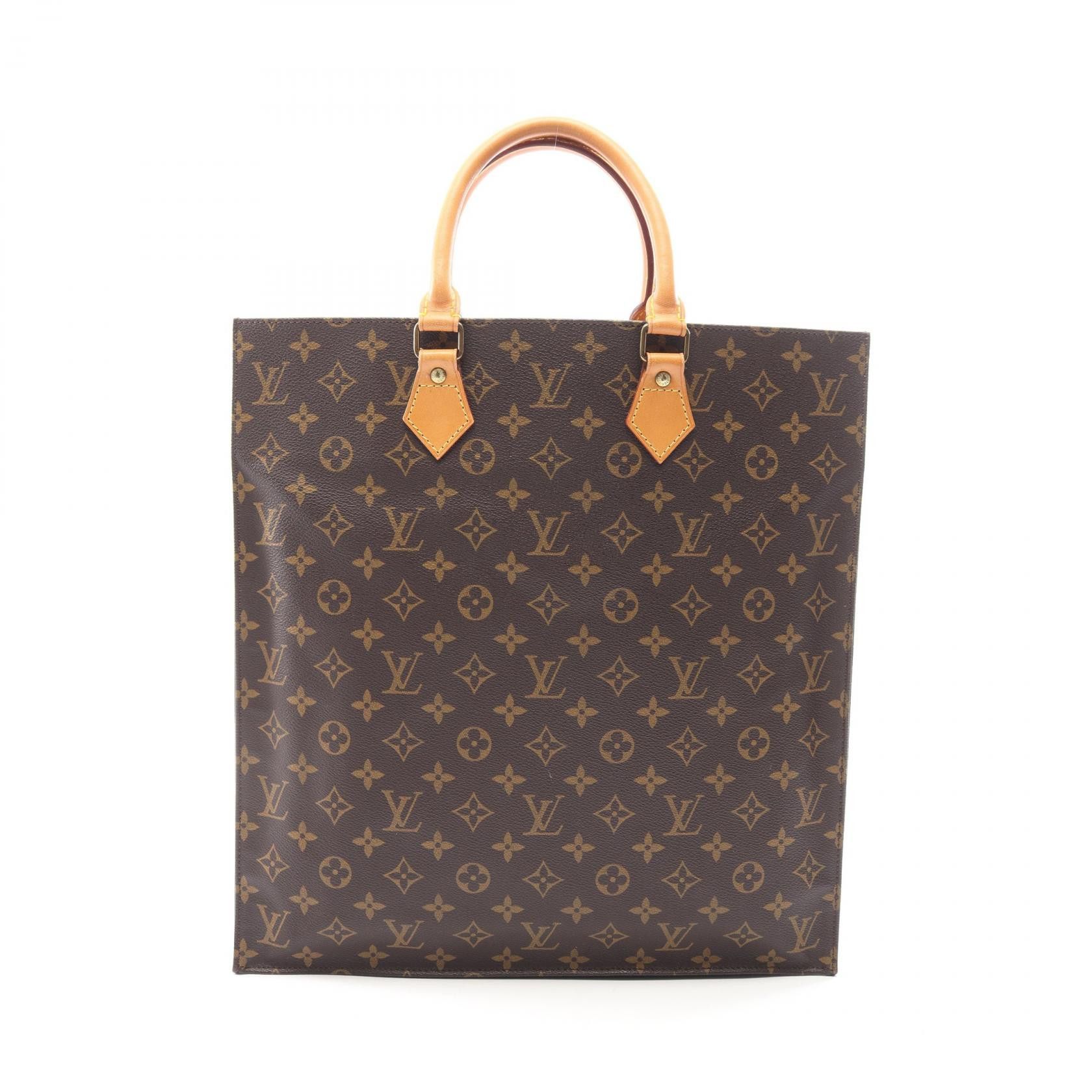 Louis Vuitton Louis Vuitton Louis Vuitton Sac Plat Monogram Coated Canvas Tote Bag Textile Tote Bag M51140 DUTY FREE for USA Size ONE SIZE - 1 Thumbnail