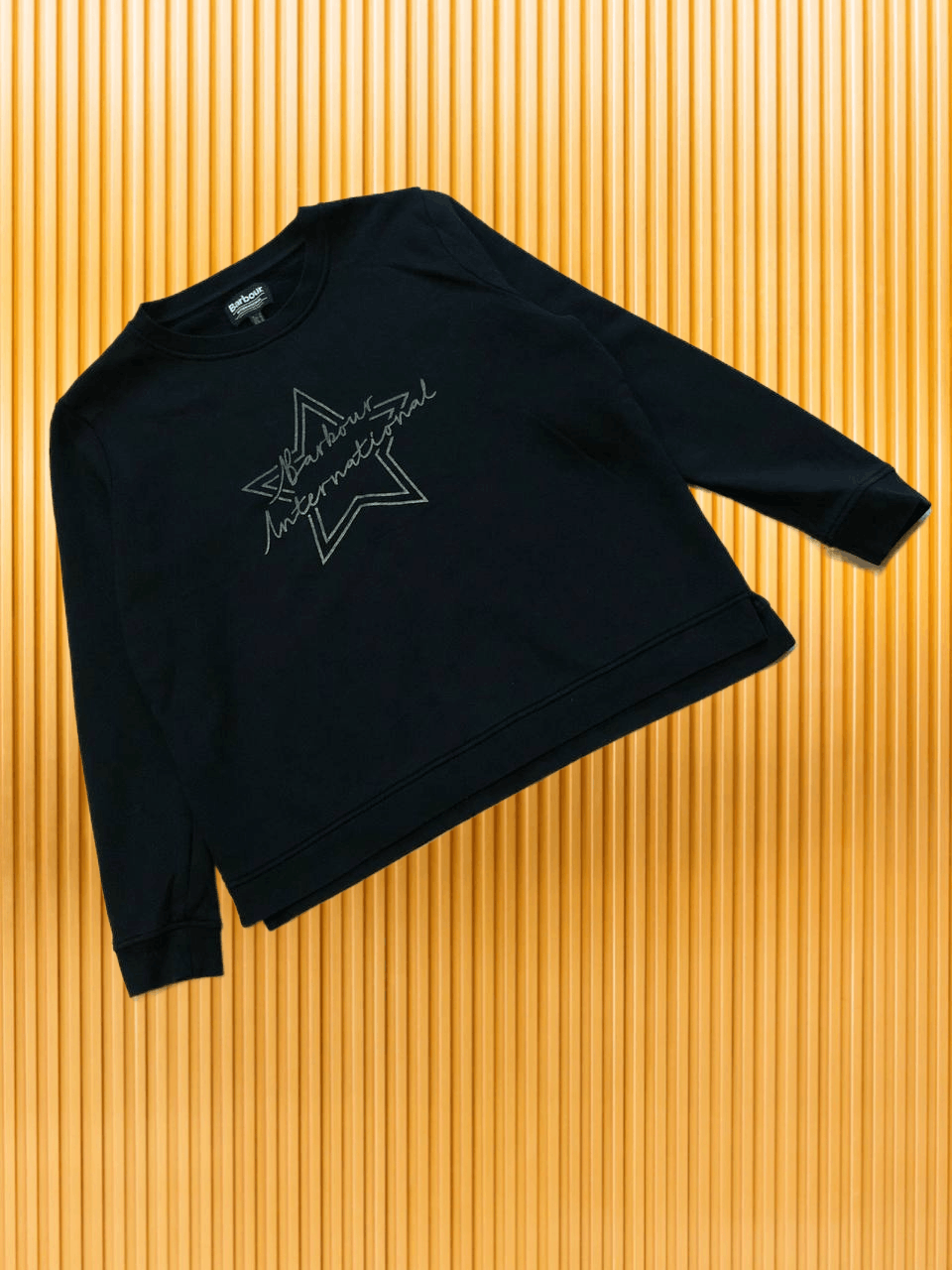 Barbour Womens Barbour International Sweatshirt Big Logo Size L / US 10 / IT 46 - 1 Thumbnail