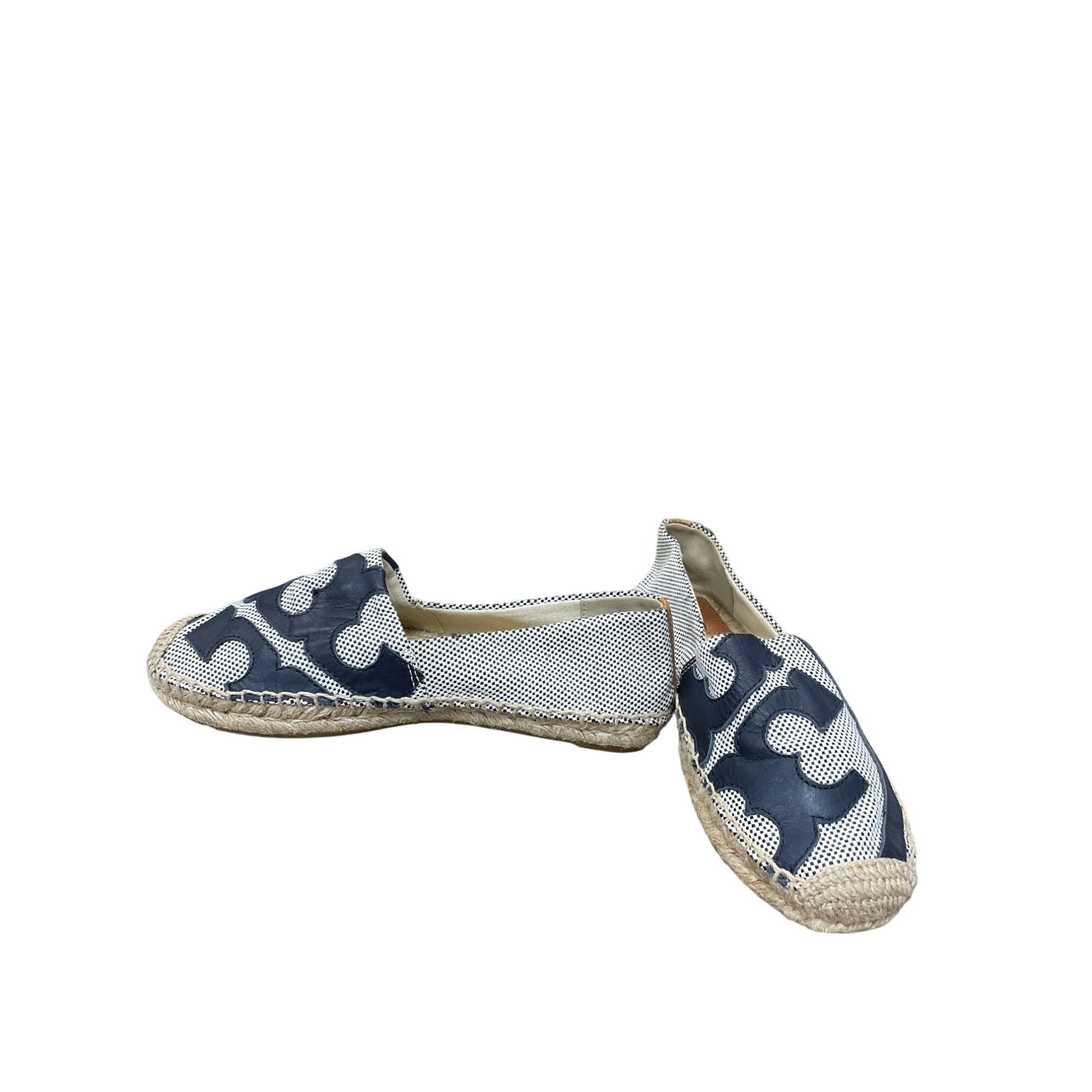 Tory Burch Tory Burch Womens Black white checkered espadrille flats sho Size US 7 / IT 37 - 3 Thumbnail