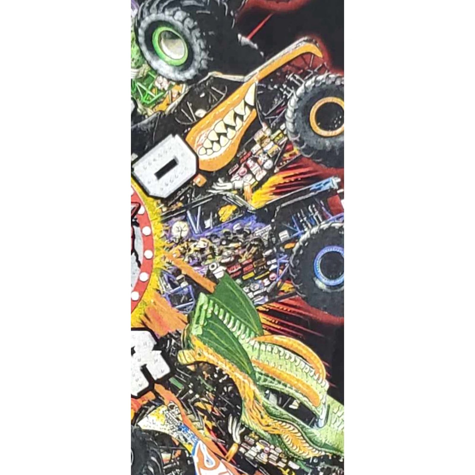 Vintage Monster Jam Monster Jam Tour 2015 T Shirt Adult Medium Grave Digger M Black Crew Neck Short Sleeve T-Shirt Men Cars Monster Truck Double-Sided 1990s? Size US M / EU 48-50 / 2 - 4 Thumbnail