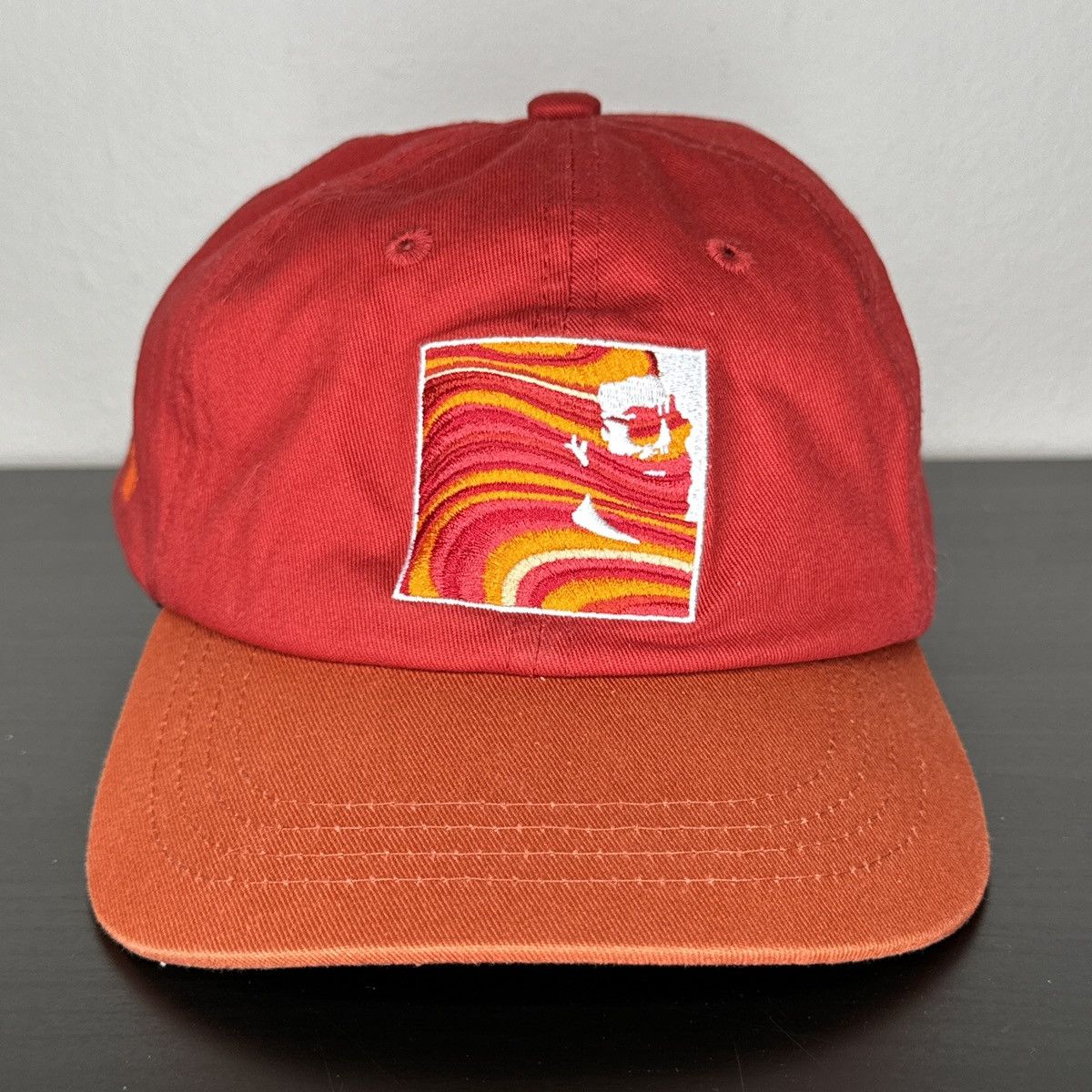 Band Tees × Grateful Dead Jerry Garcia Hand Picked Grateful Dead Orange Hat Strapback Size ONE SIZE - 1 Thumbnail