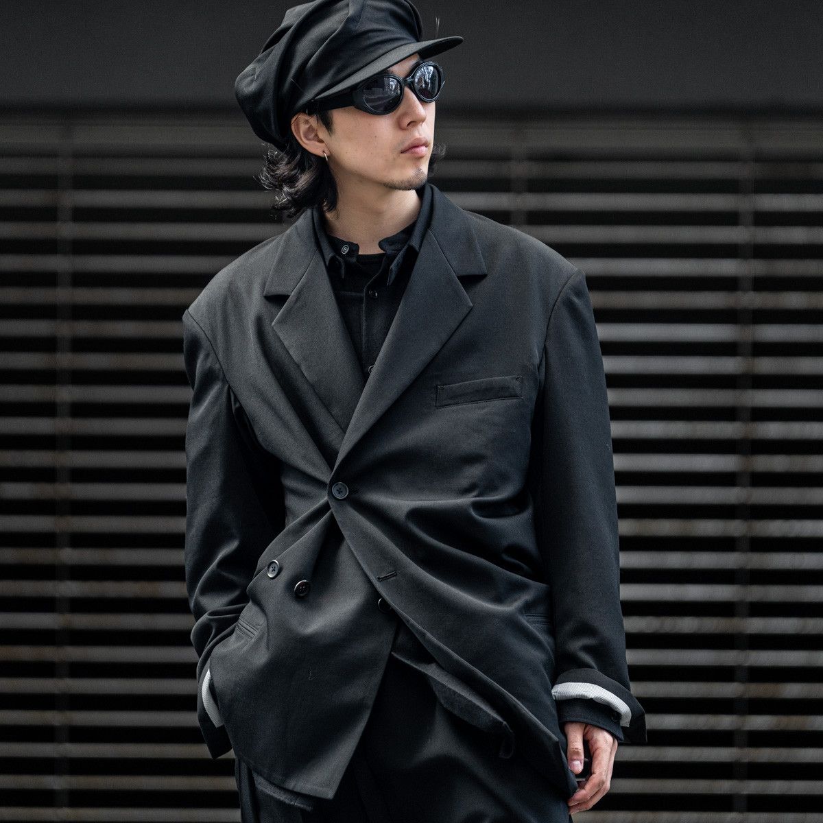 Yohji Yamamoto Yohji Yamamoto Pour Homme W/GABARDINE DRAPING JACKET BLAZER Size US M / EU 48-50 / 2 - 6 Thumbnail