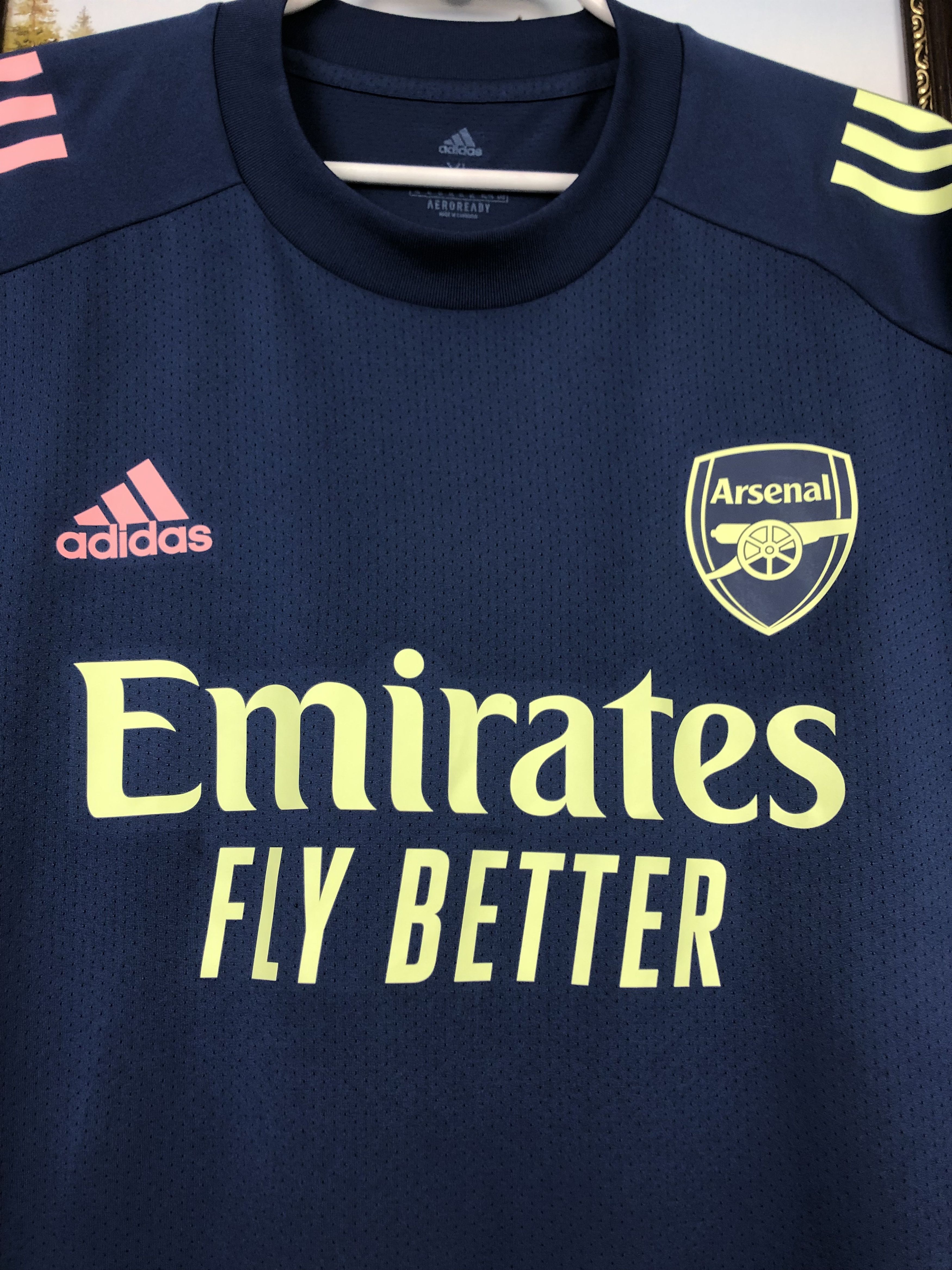 Adidas Adidas Arsenal Football Train Shirt Soccer Gunners Tee Hype Size US XL / EU 56 / 4 - 3 Thumbnail
