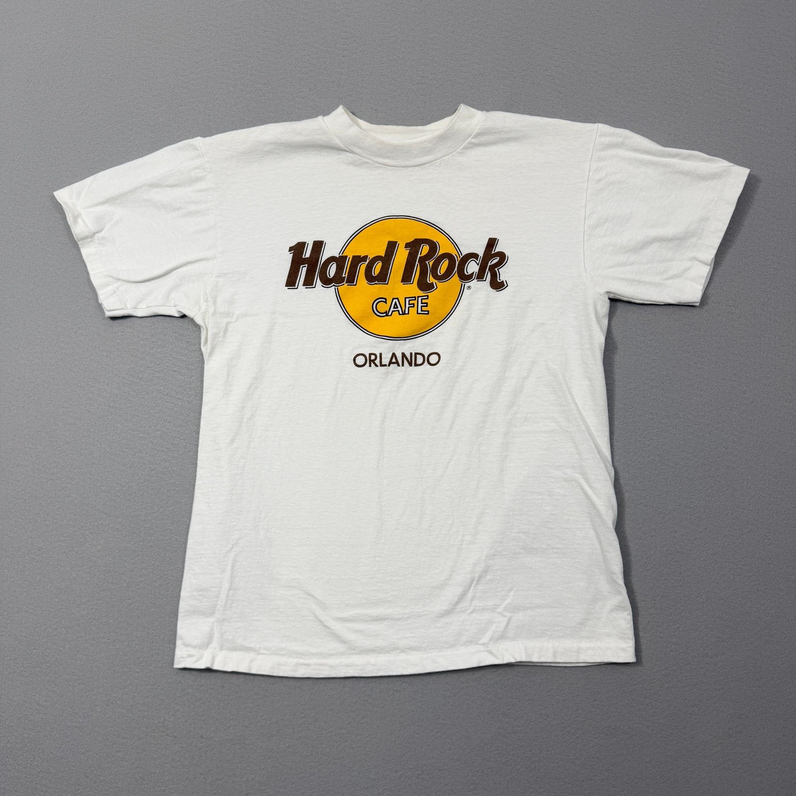 Vintage Vintage Hard Rock Cafe Orlando Men's Medium White 90s Size US M / EU 48-50 / 2 - 1 Thumbnail