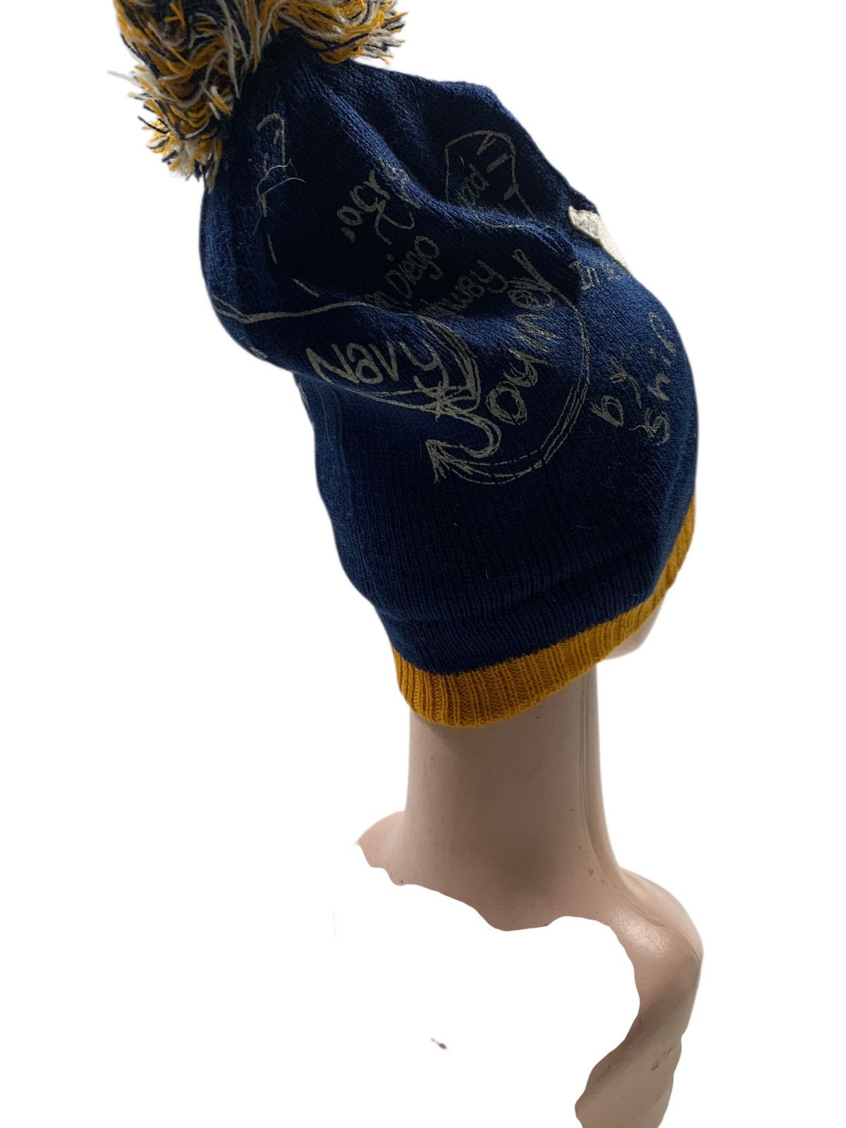 Japanese Brand × Kapital × Vintage Us navy Beanie Hats RARE Size ONE SIZE - 3 Thumbnail