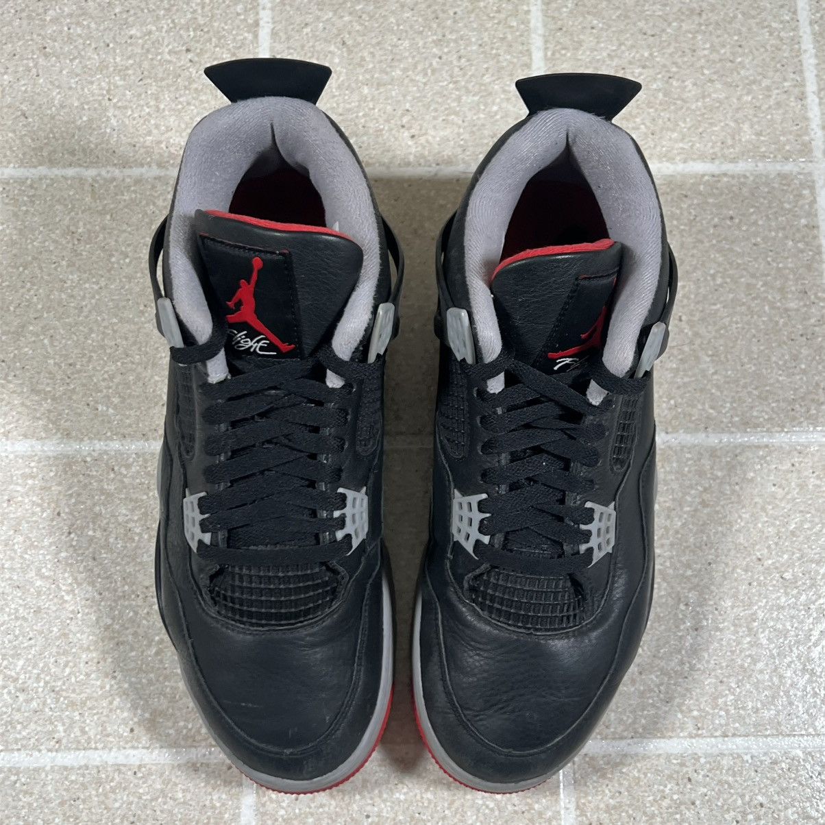 Jordan Brand Jordan Air Jordan 4 Retro Bred Reimagined Black sz 11 Size US 11 / EU 44 - 3 Thumbnail