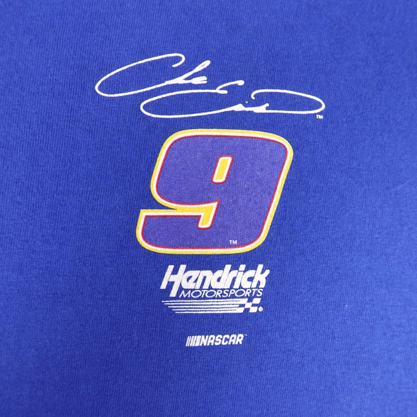Vintage Hendricks Motor Sports NASCAR Chase Elliot #9 2018 Cup Series Shirt Mens XL Blue Size US XL / EU 56 / 4 - 5 Thumbnail
