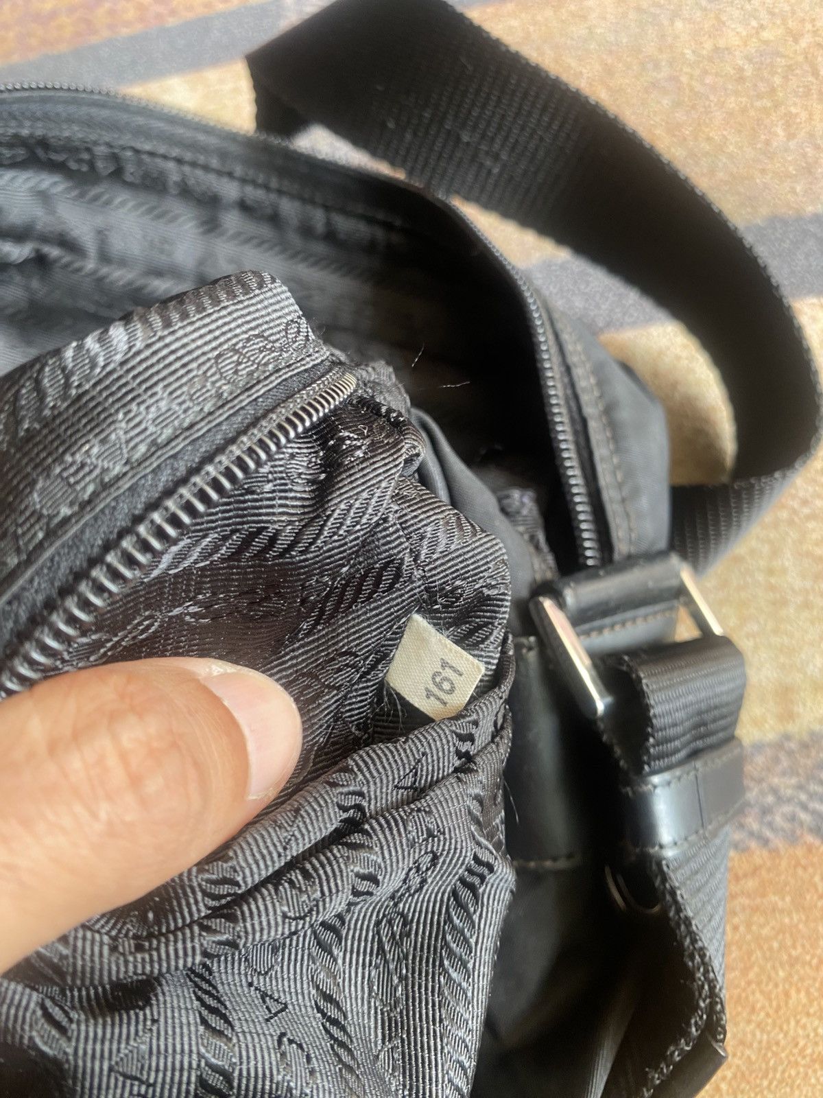Prada Authentic Prada Tessuto Nyalon Sling Bag Size ONE SIZE - 18 Thumbnail