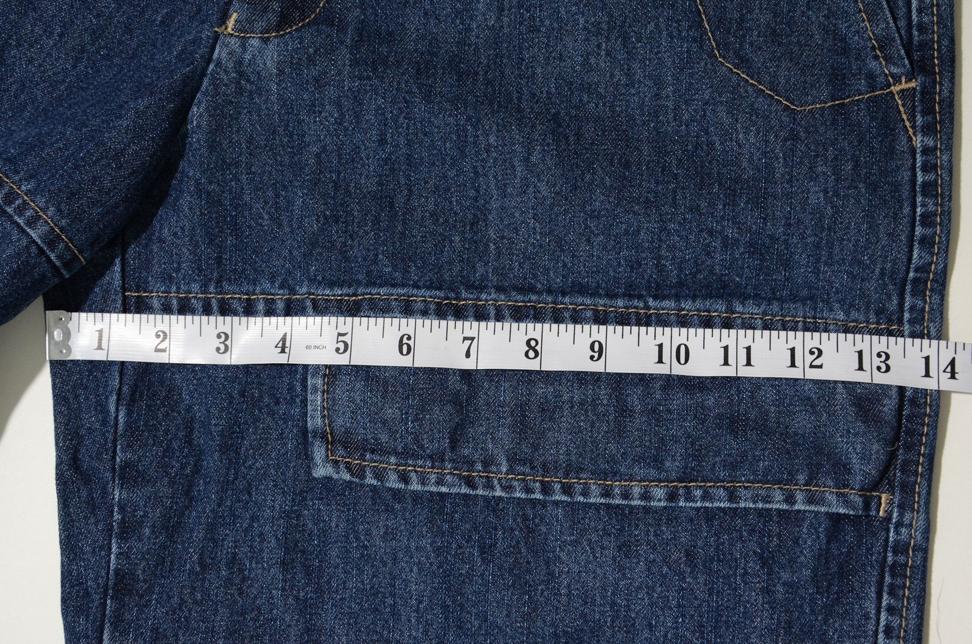 Marithe + Francois Girbaud M+FG Long Denim Shorts W32 Y2K Hip Hop 2006 Rare Craft Size US 32 / EU 48 - 14 Thumbnail