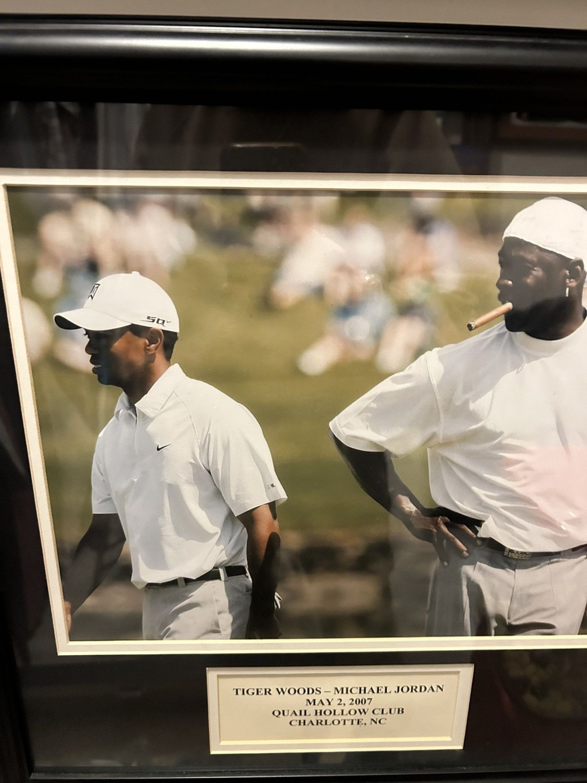 Jordan Brand × Tiger Woods Michael Jordan and Tiger Woods framed picture Size ONE SIZE - 2 Thumbnail
