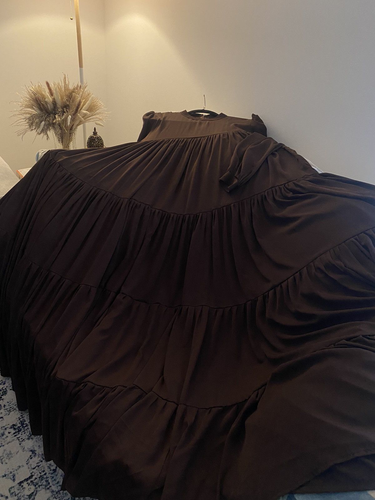 Other Womens Muslim Islamic Tiered Ruffles Abaya Maxi Big Dress Size XL / US 12-14 / IT 48-50 - 15 Thumbnail
