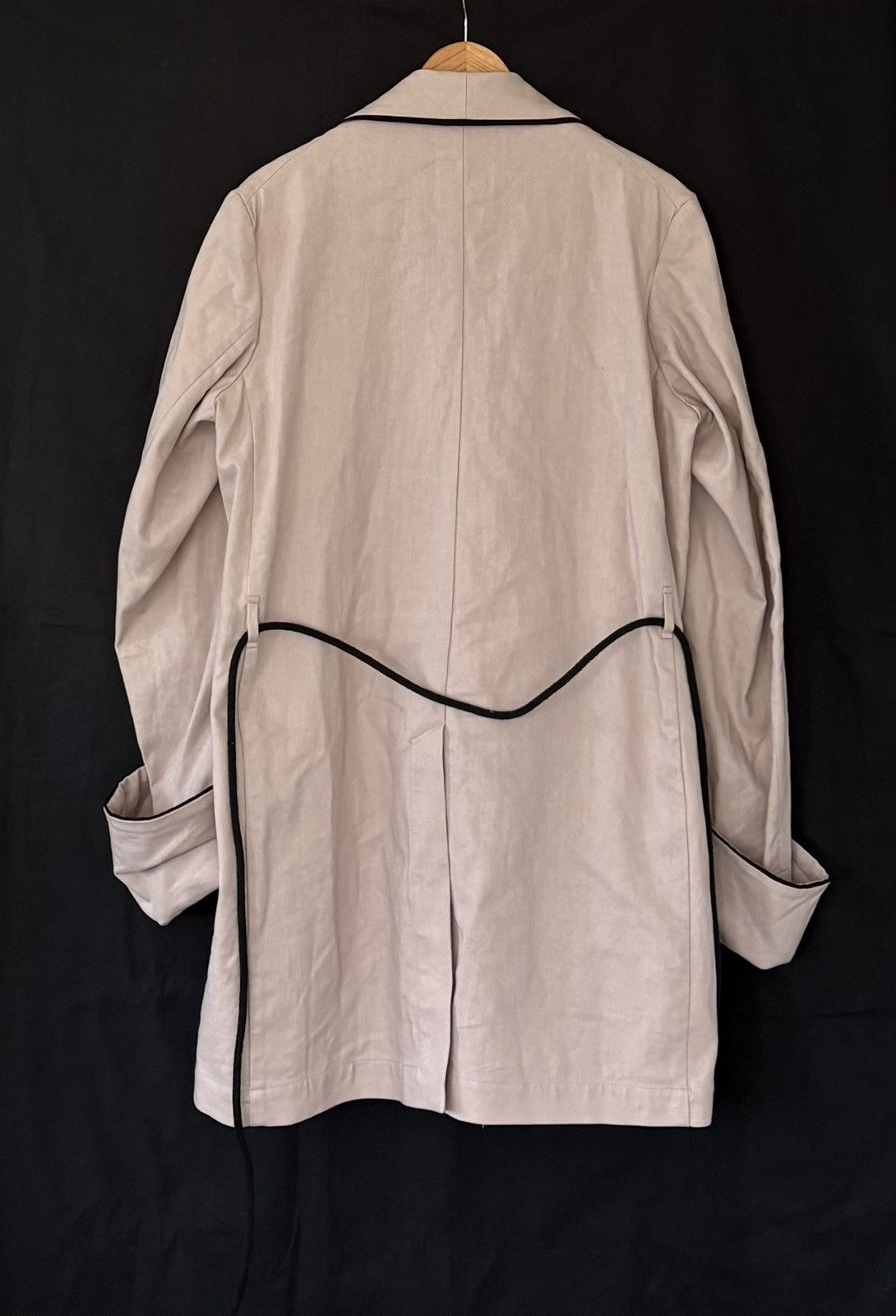 Ann Demeulemeester 19ss linen blend double breasted coat Size US S / EU 44-46 / 1 - 3 Thumbnail